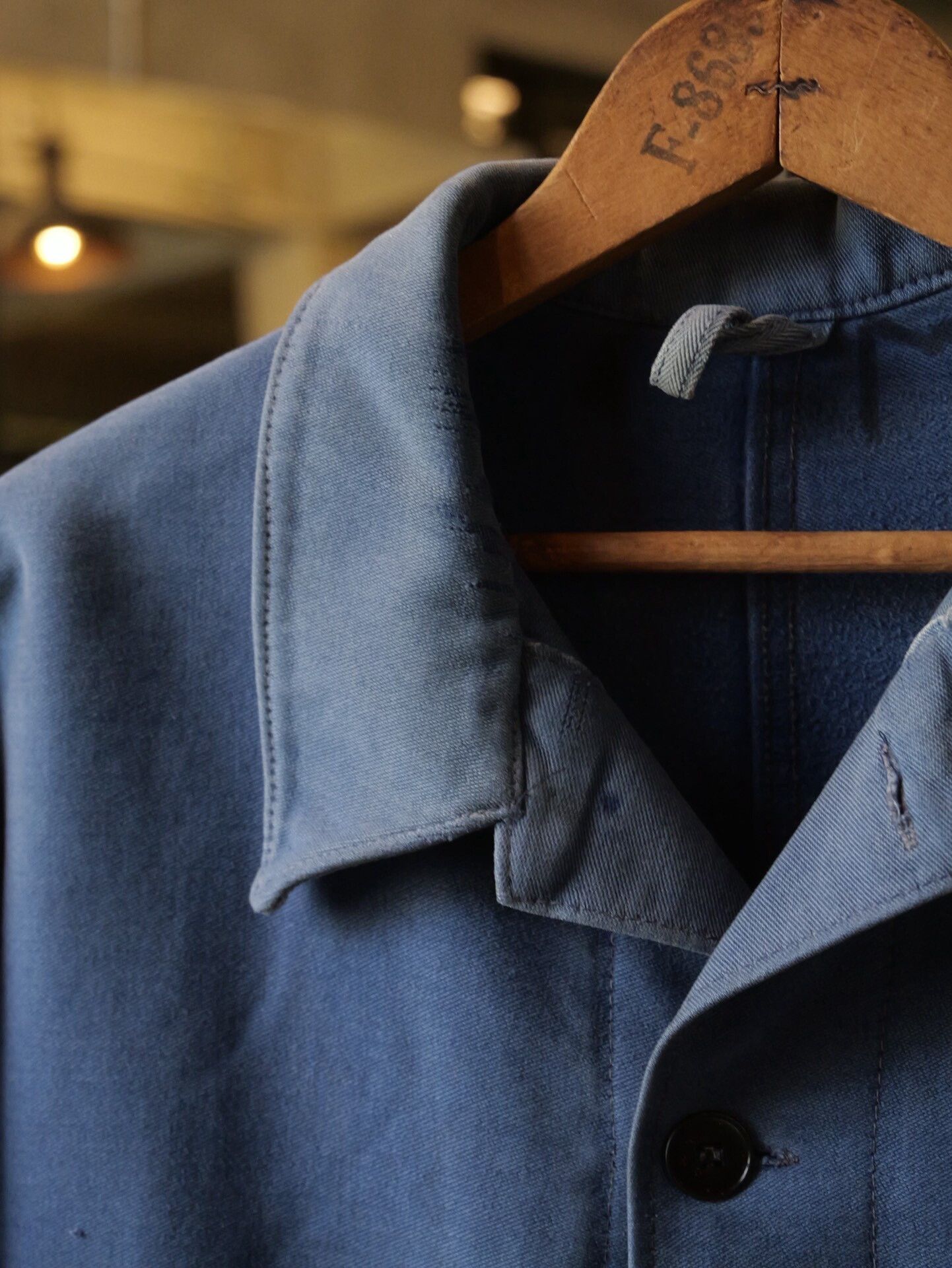 Vintage 60s-70s French Workwear Three-Pocket Jacket Size US L / EU 52-54 / 3 - 2 Thumbnail