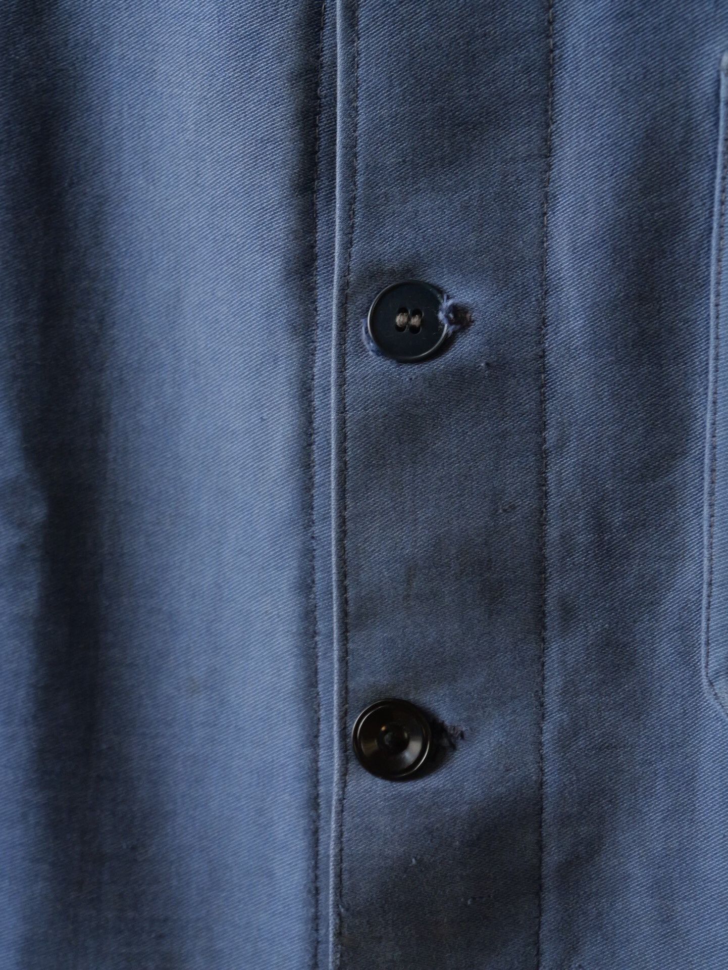 Vintage 60s-70s French Workwear Three-Pocket Jacket Size US L / EU 52-54 / 3 - 3 Thumbnail