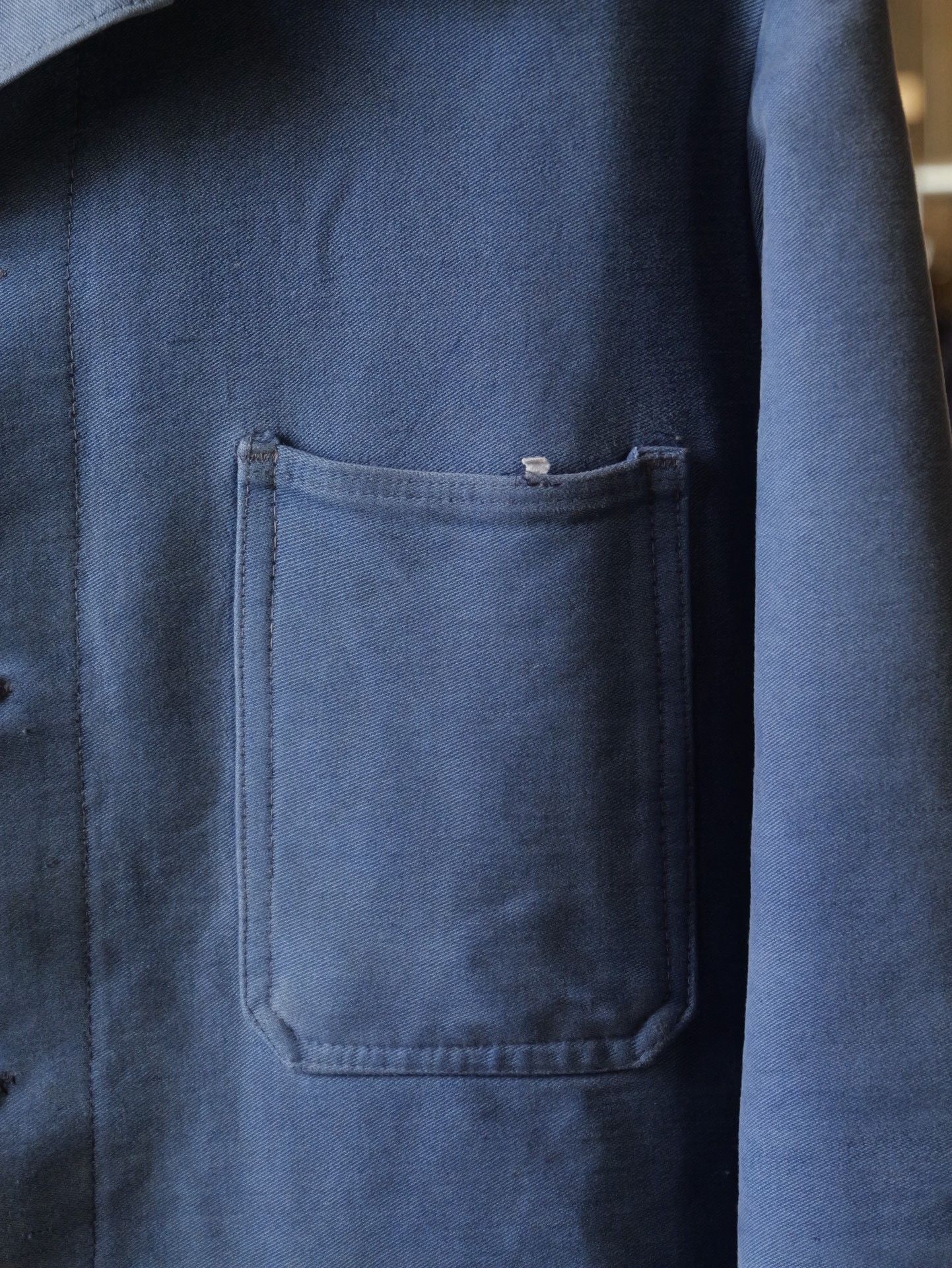 Vintage 60s-70s French Workwear Three-Pocket Jacket Size US L / EU 52-54 / 3 - 5 Thumbnail