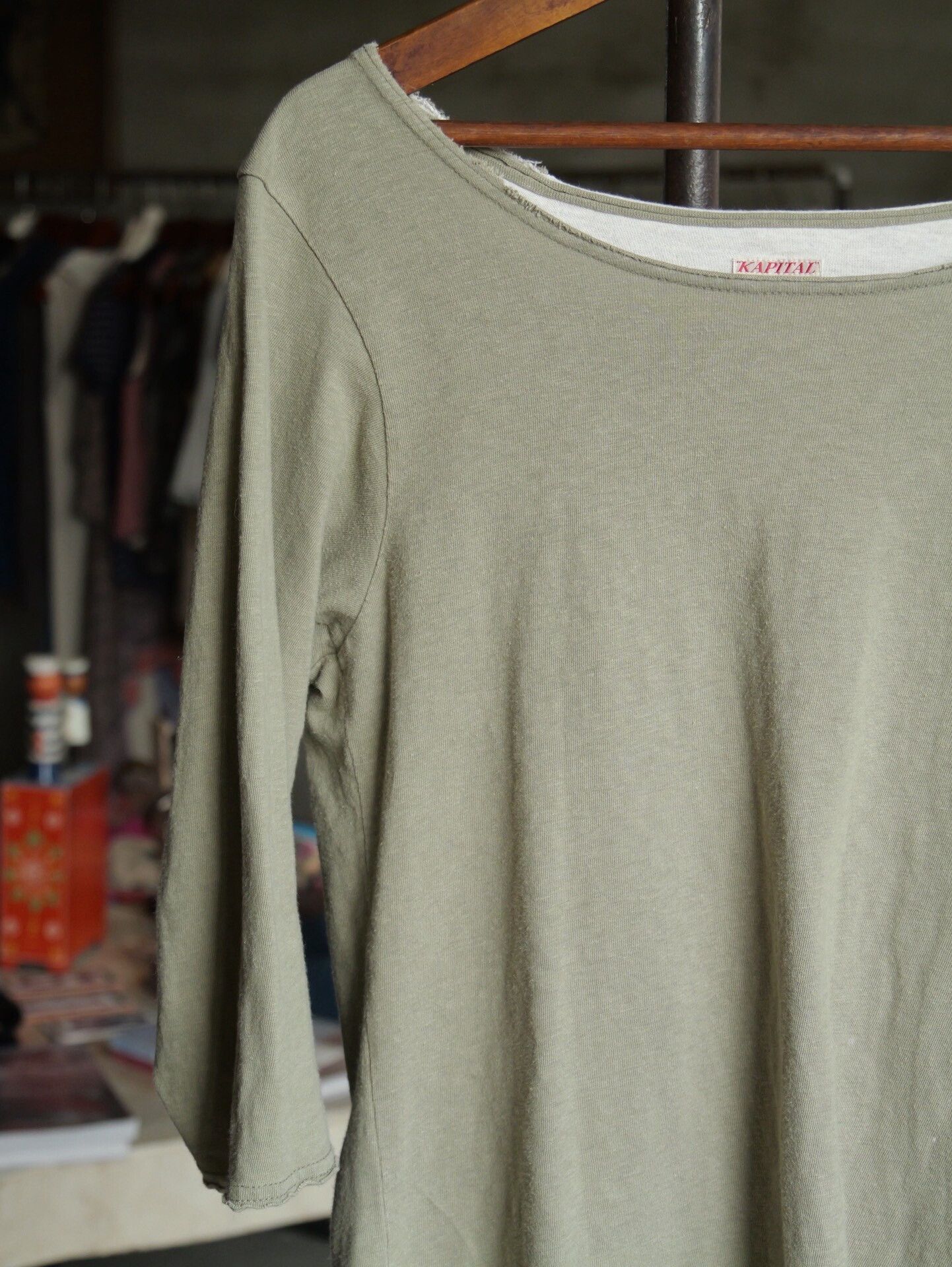 Kapital Kapital 3/4 Sleeve Colorblock Totem Embroidery Top Size US S / EU 44-46 / 1 - 6 Thumbnail