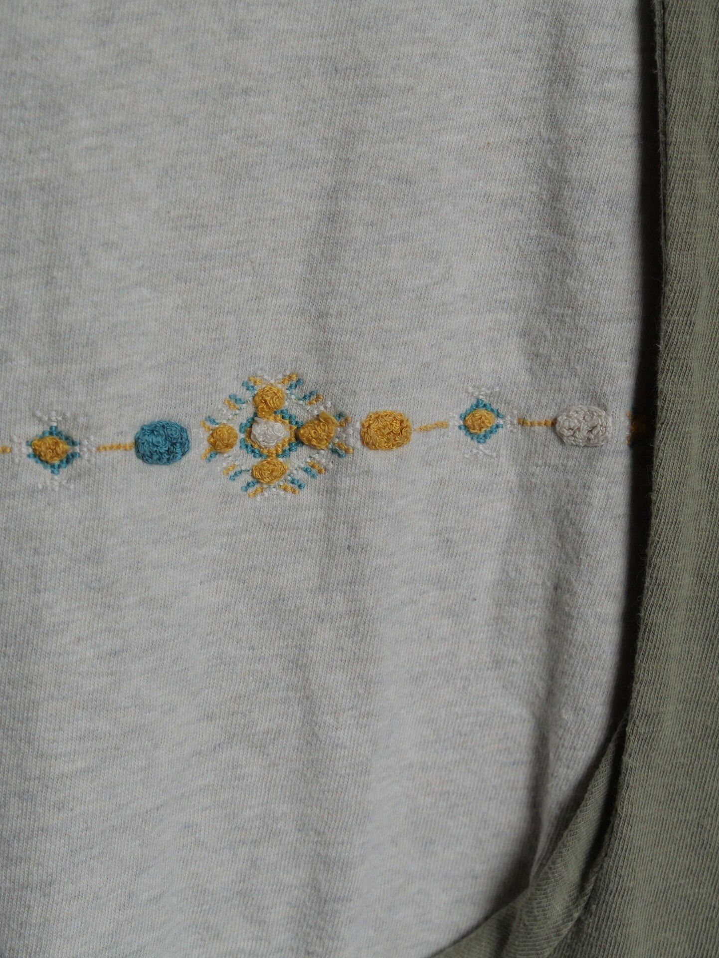 Kapital Kapital 3/4 Sleeve Colorblock Totem Embroidery Top Size US S / EU 44-46 / 1 - 3 Thumbnail