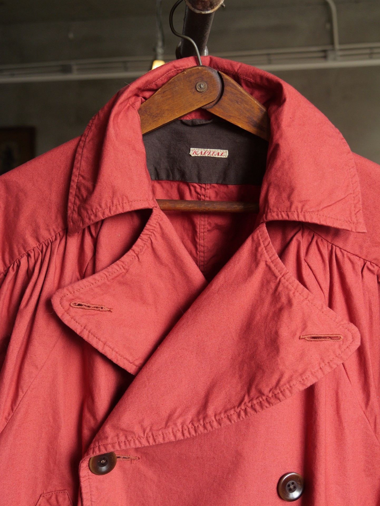Kapital Kapital Red Double-Breasted Short Jacket Size S / US 4 / IT 40 - 4 Thumbnail