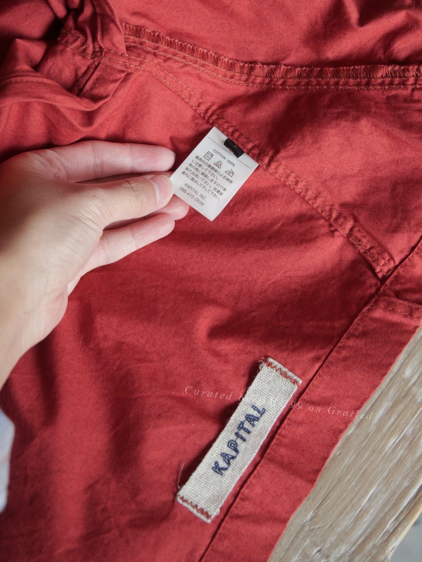 Kapital Kapital Red Double-Breasted Short Jacket Size S / US 4 / IT 40 - 6 Thumbnail