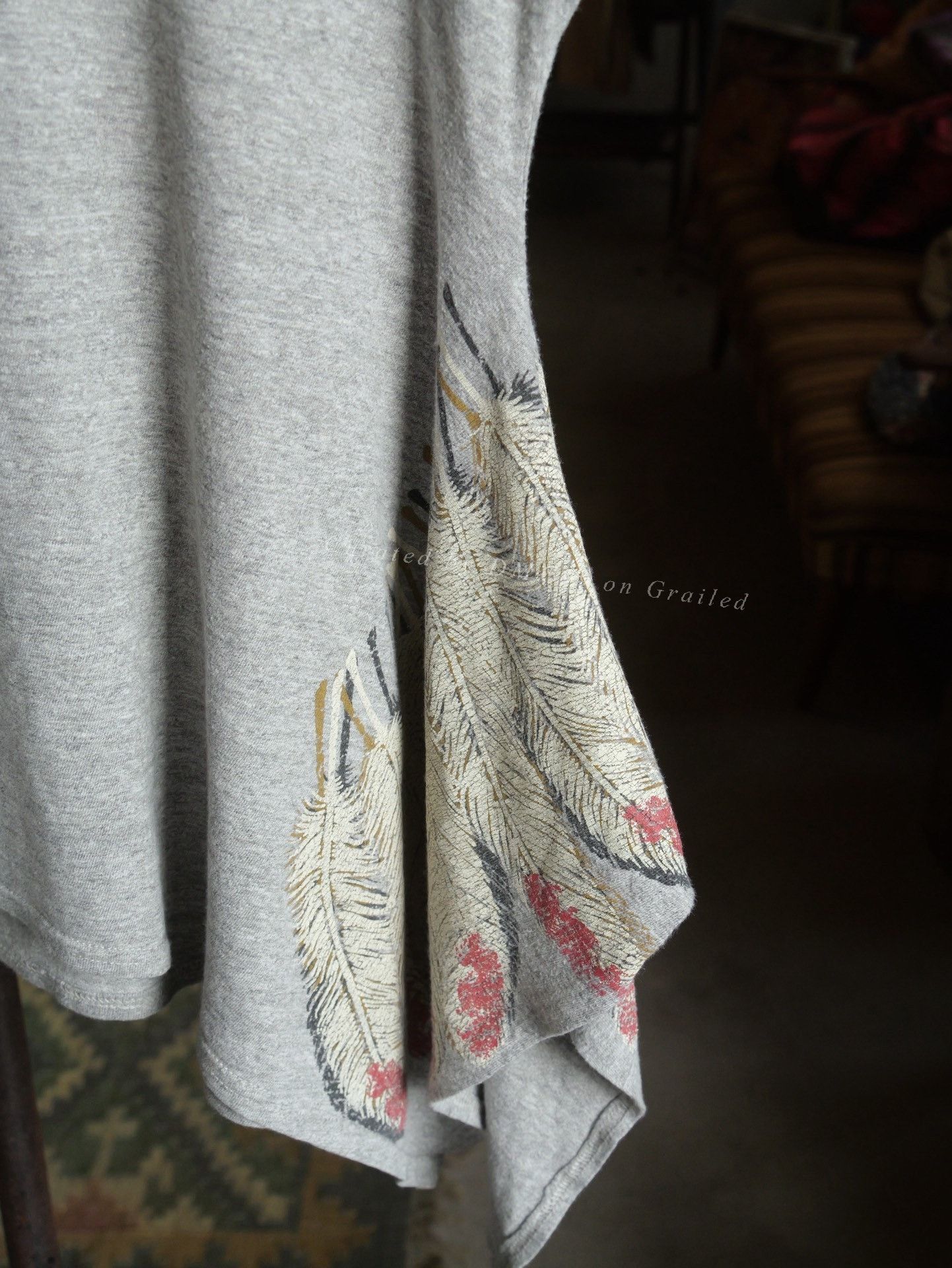 Kapital Kapital Feather Print Sleeveless Top Size S / US 4 / IT 40 - 4 Thumbnail