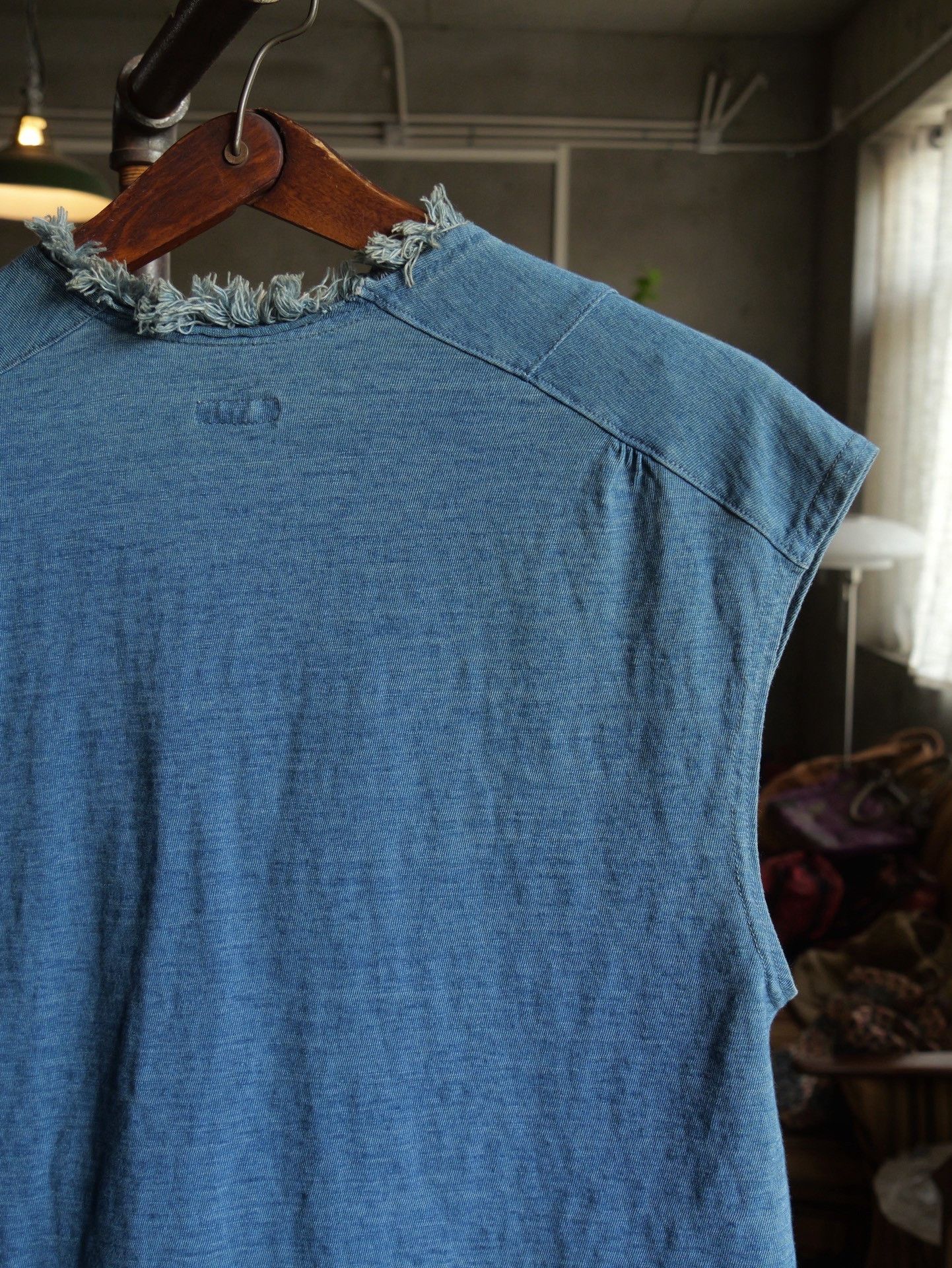 Kapital Kapital Indigo Dyed Frayed Top Size US S / EU 44-46 / 1 - 6 Thumbnail