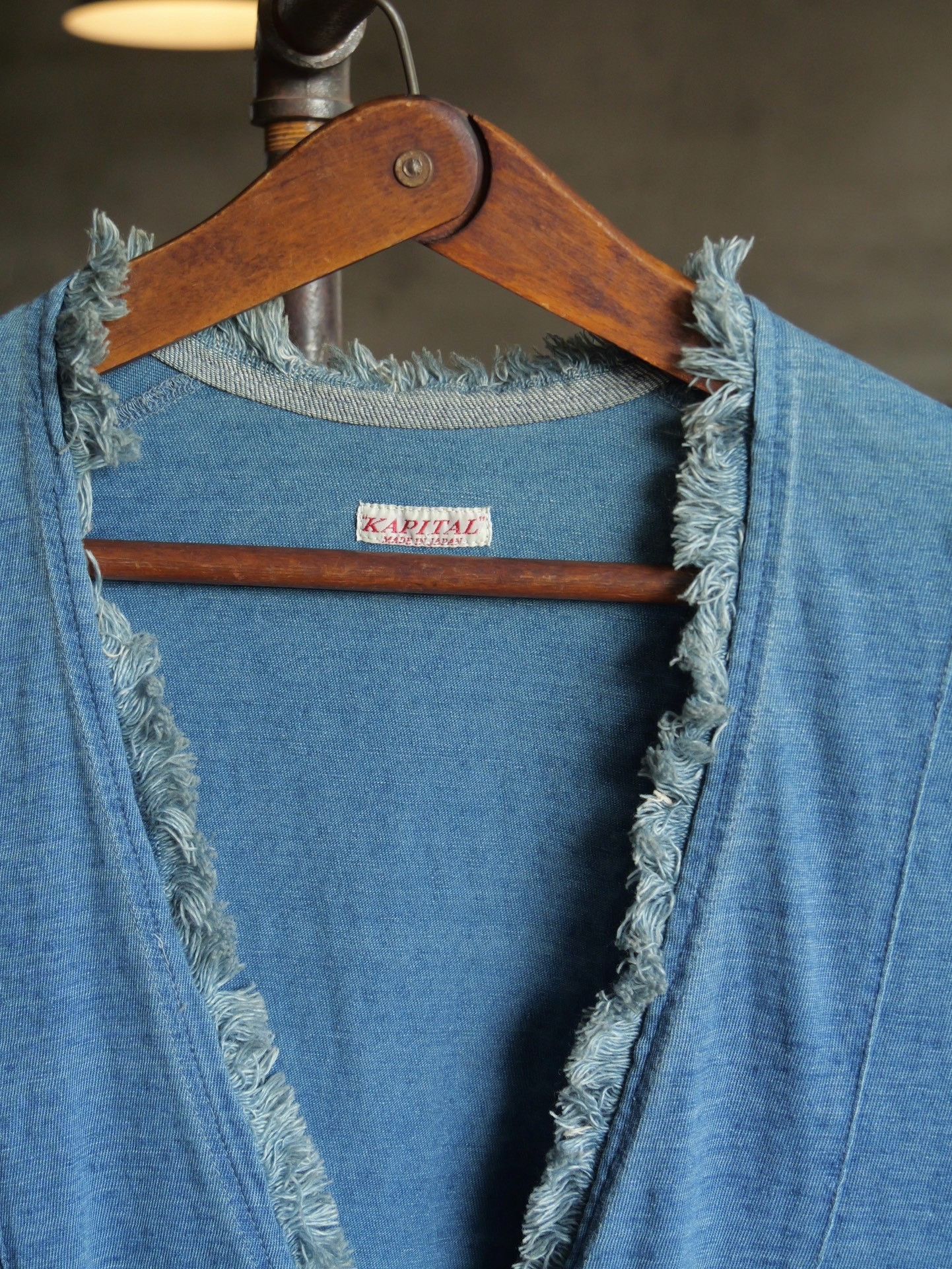 Kapital Kapital Indigo Dyed Frayed Top Size US S / EU 44-46 / 1 - 2 Thumbnail