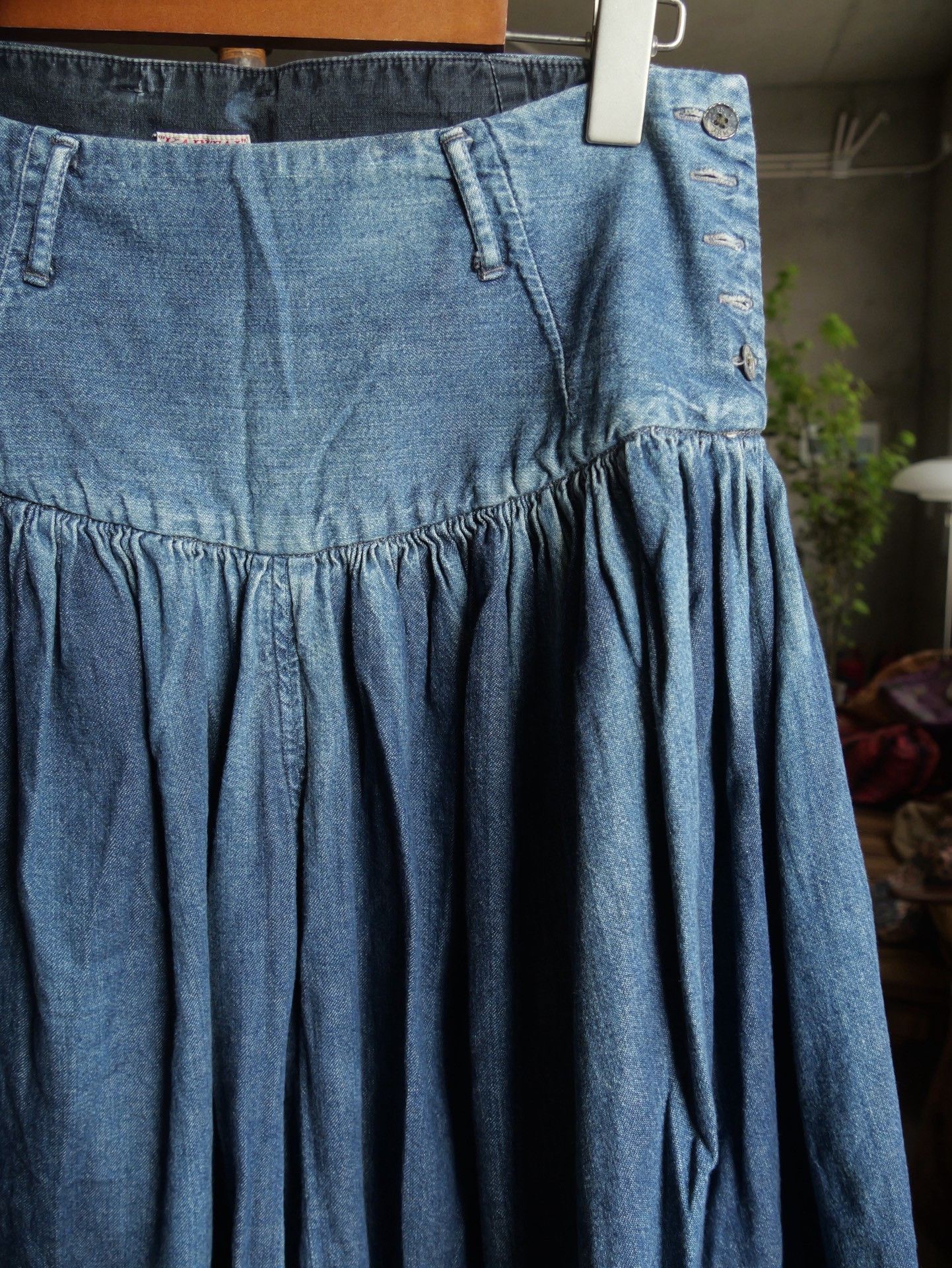 Kapital Kapital Cropped Denim Skirt Pants Size 29" - 3 Thumbnail