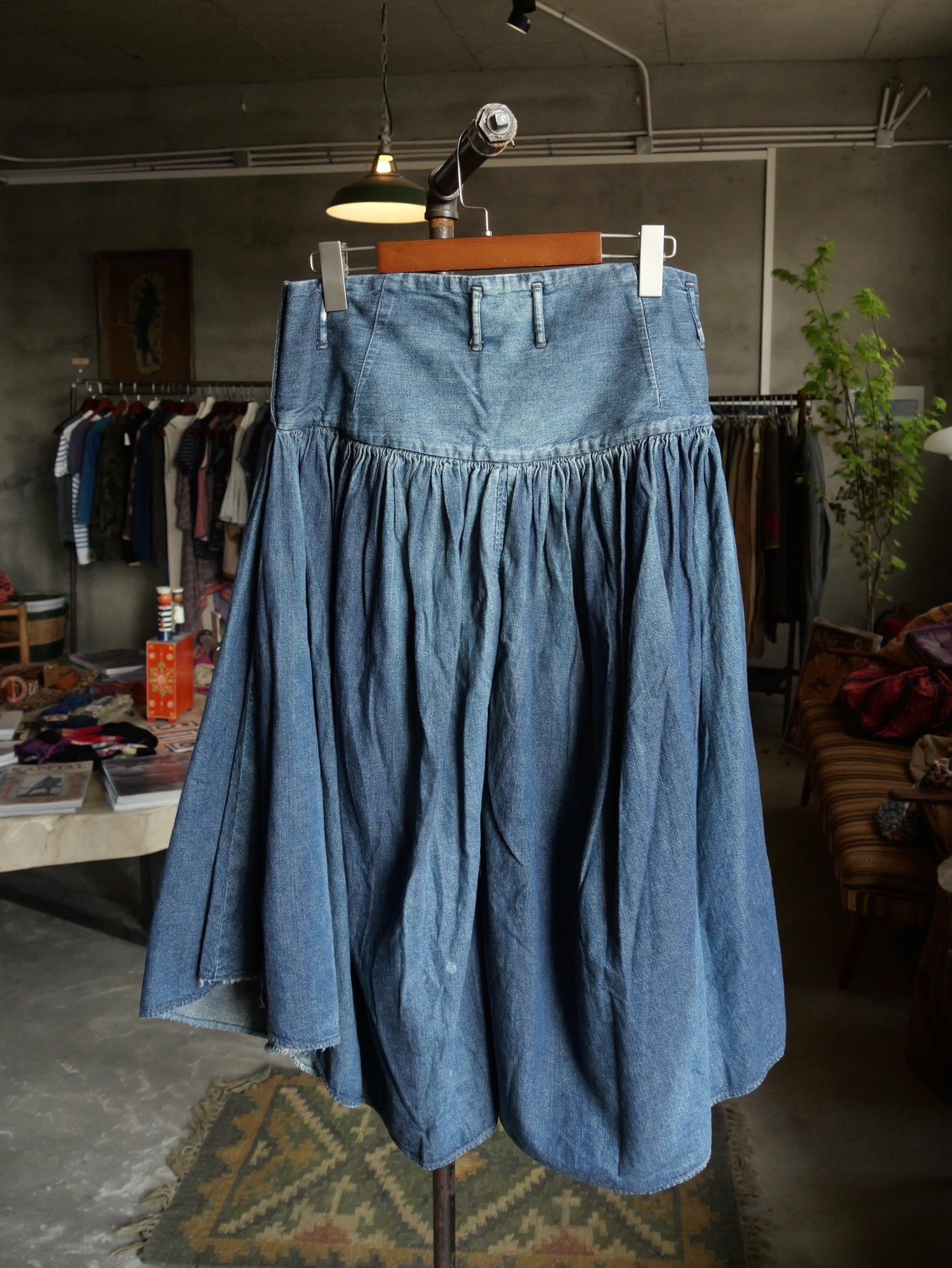 Kapital Kapital Cropped Denim Skirt Pants Size 29" - 4 Thumbnail