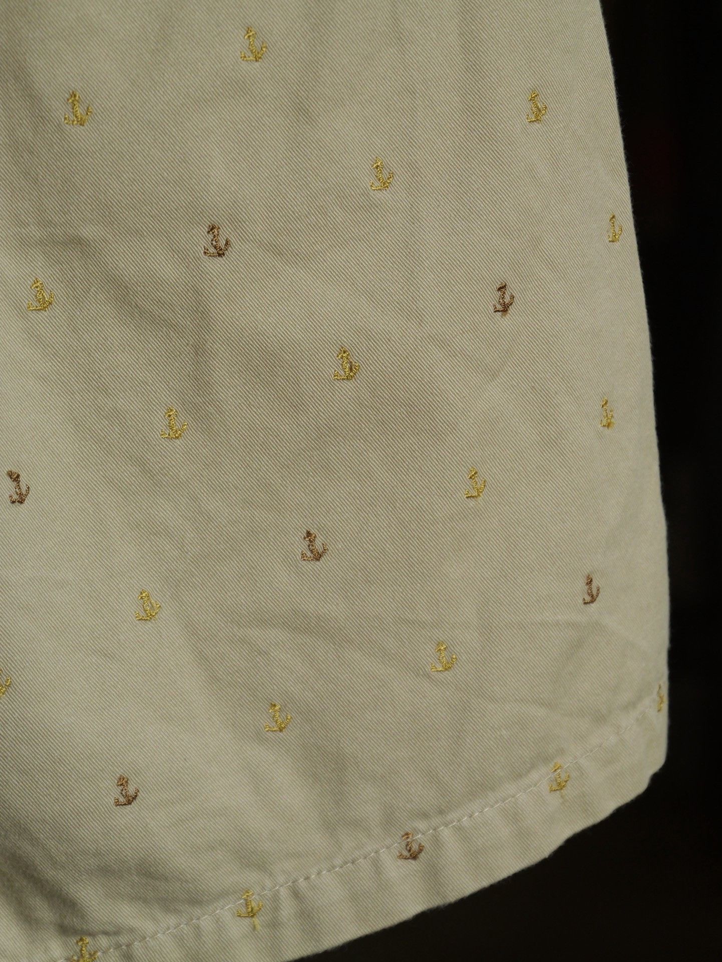 Kapital Kapital Khaki Anchor Embroidered Shorts Size US 26 / EU 42 - 7 Thumbnail