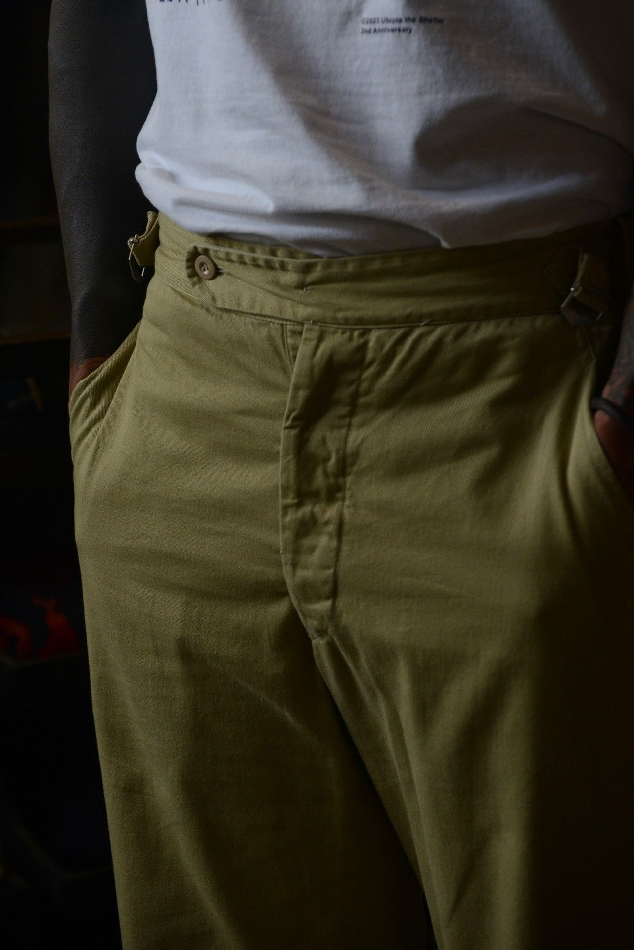 Vintage Vintage 80s Pakistan Gurkha Trousers Size US 26 / EU 42 - 2 Thumbnail