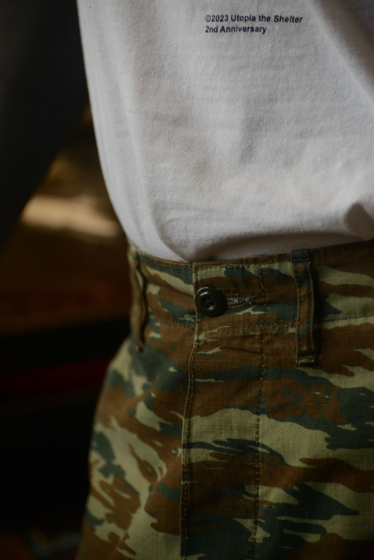 Vintage Vintage 00's Greek Army M71 Lizard Camo Pants Size US 33 - 2 Thumbnail
