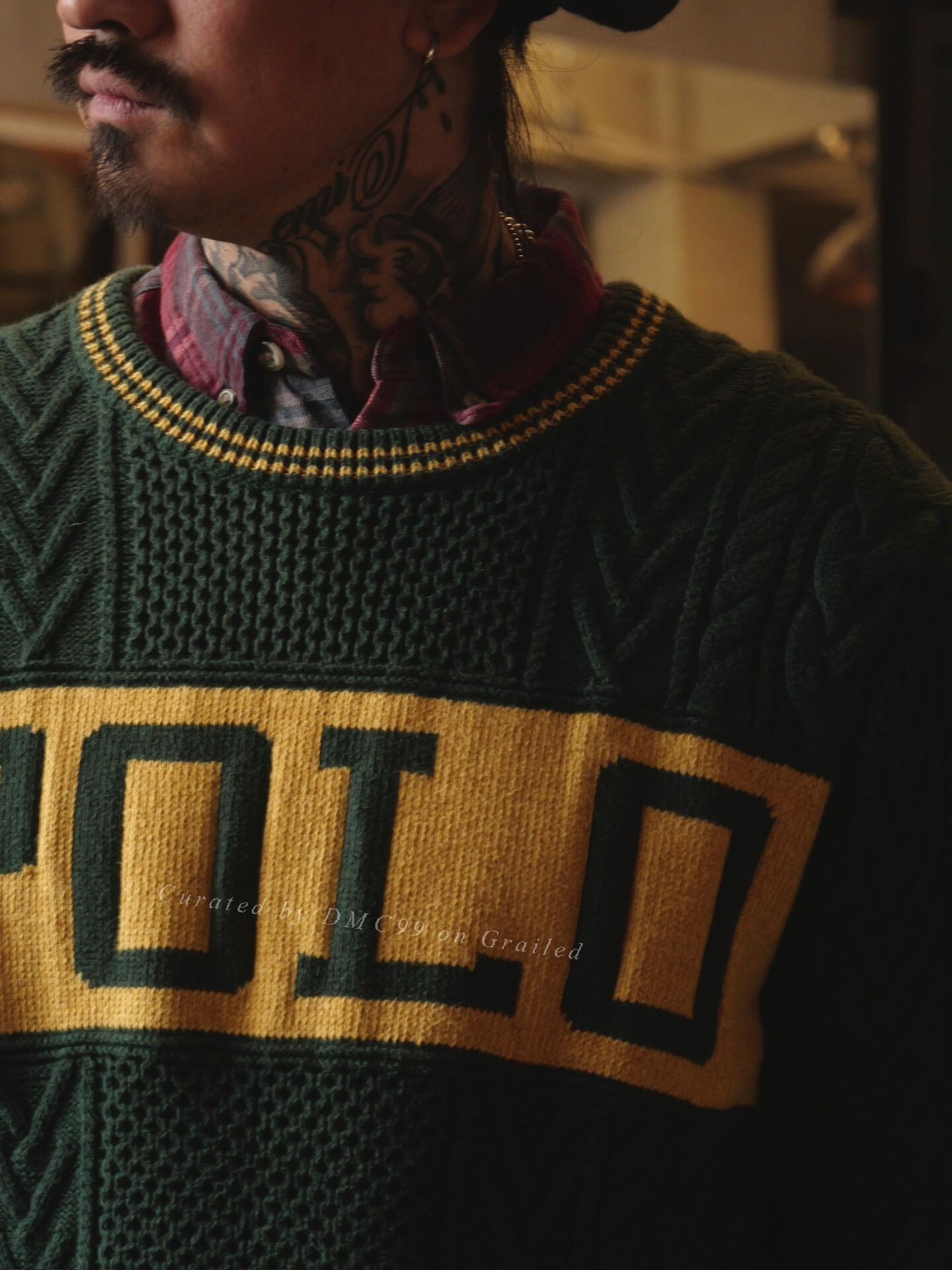 Polo Ralph Lauren Ralph Lauren Chunky Knit Colorblock Crewneck Sweater Size US L / EU 52-54 / 3 - 2 Thumbnail