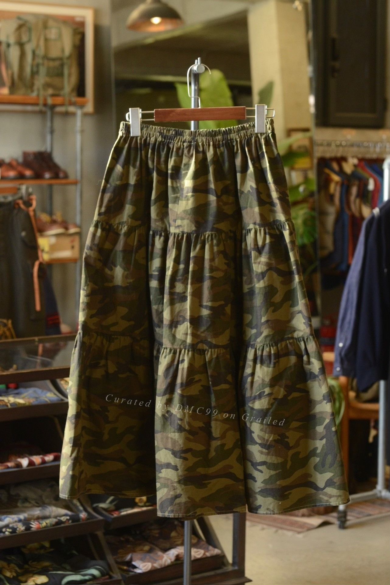 Rockmount Ranch Wear Rockmount Camouflage Tiered Skirt Size 33" - 3 Thumbnail