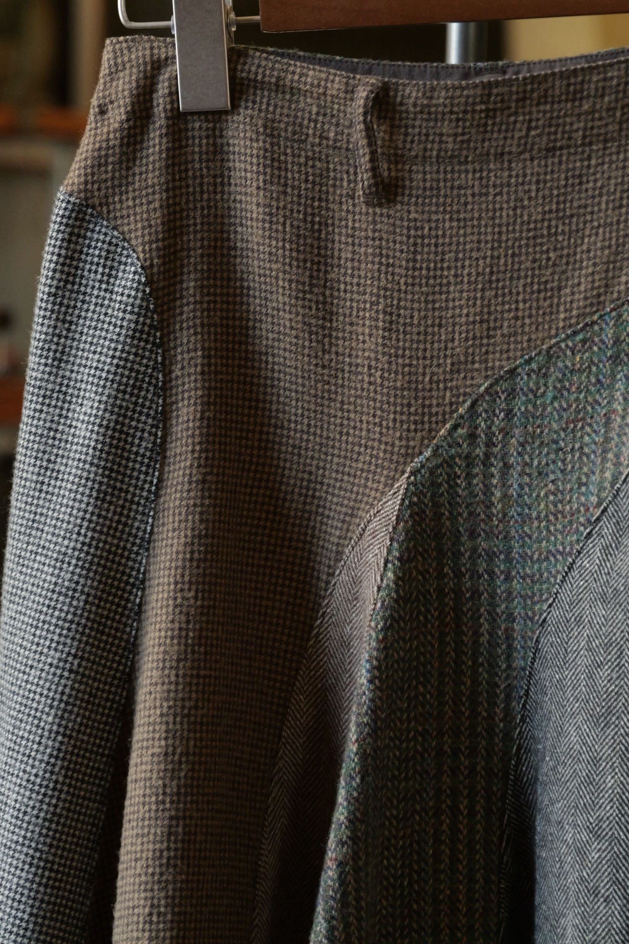 Kapital Kapital Tweed Patchwork Long Skirt Size 30" / US 8 / IT 44 - 4 Thumbnail