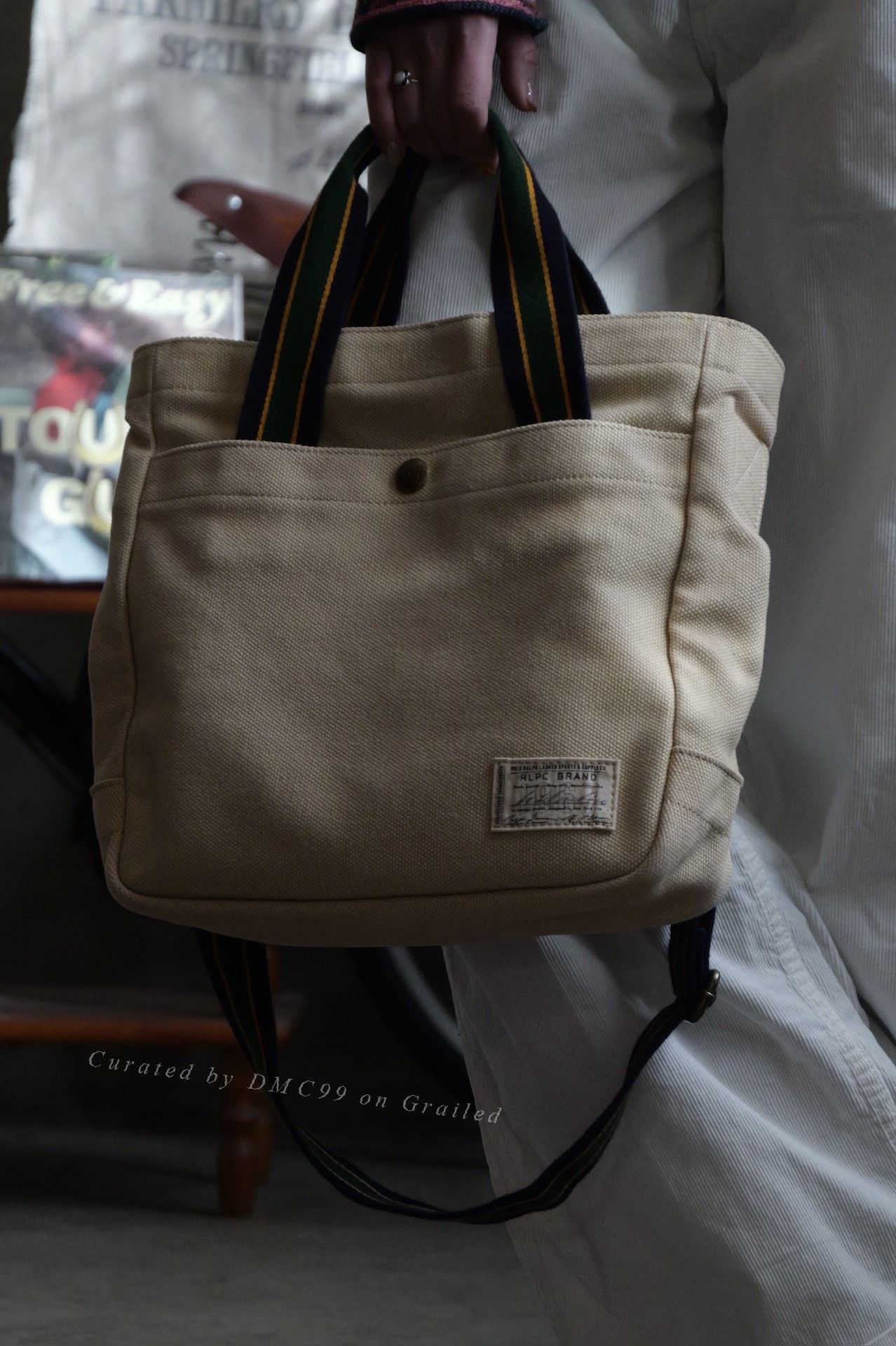 Polo Ralph Lauren Ralph Lauren IVY Style Canvas Bag Size ONE SIZE - 4 Thumbnail
