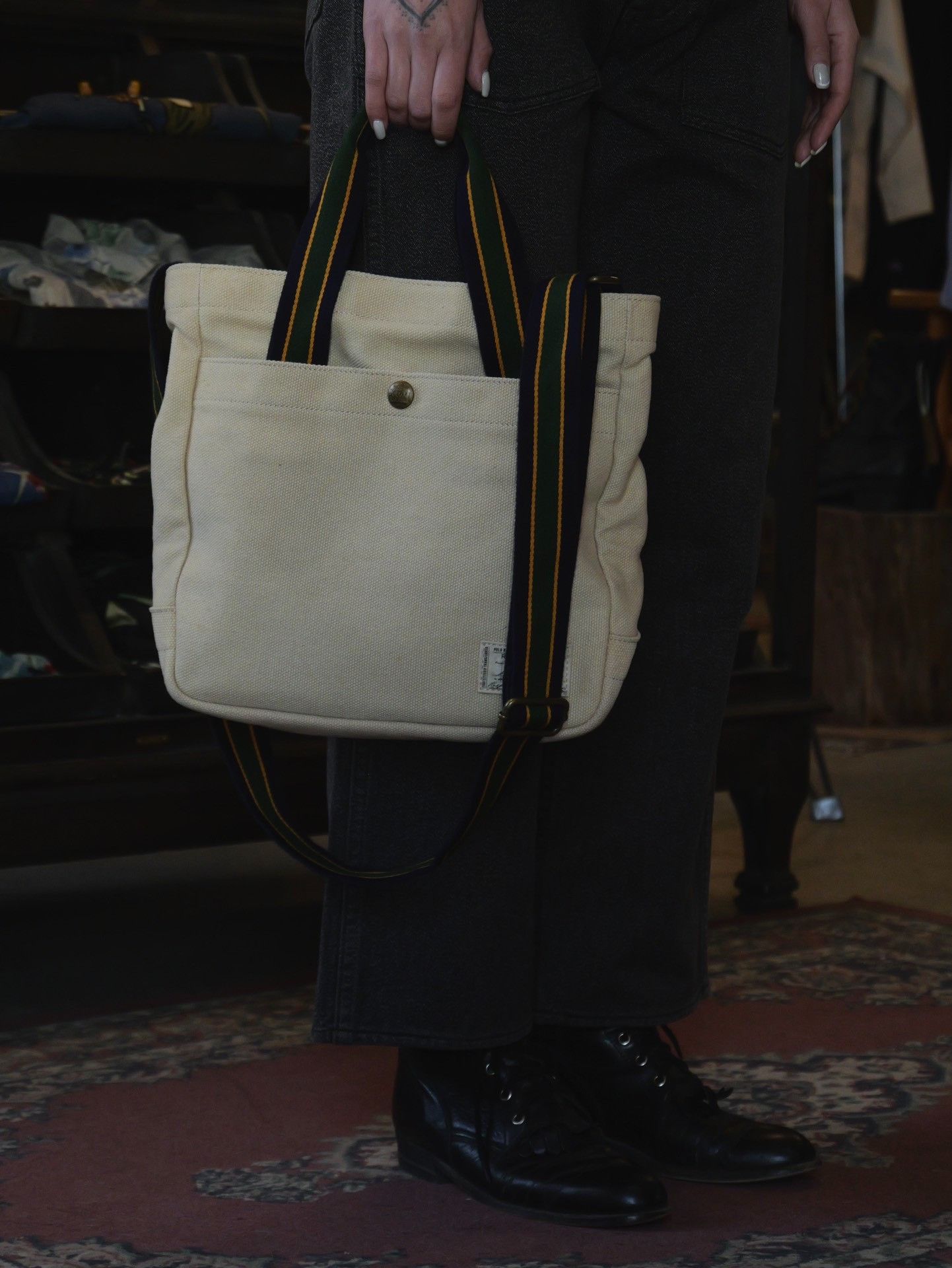 Polo Ralph Lauren Ralph Lauren IVY Style Canvas Bag Size ONE SIZE - 3 Thumbnail