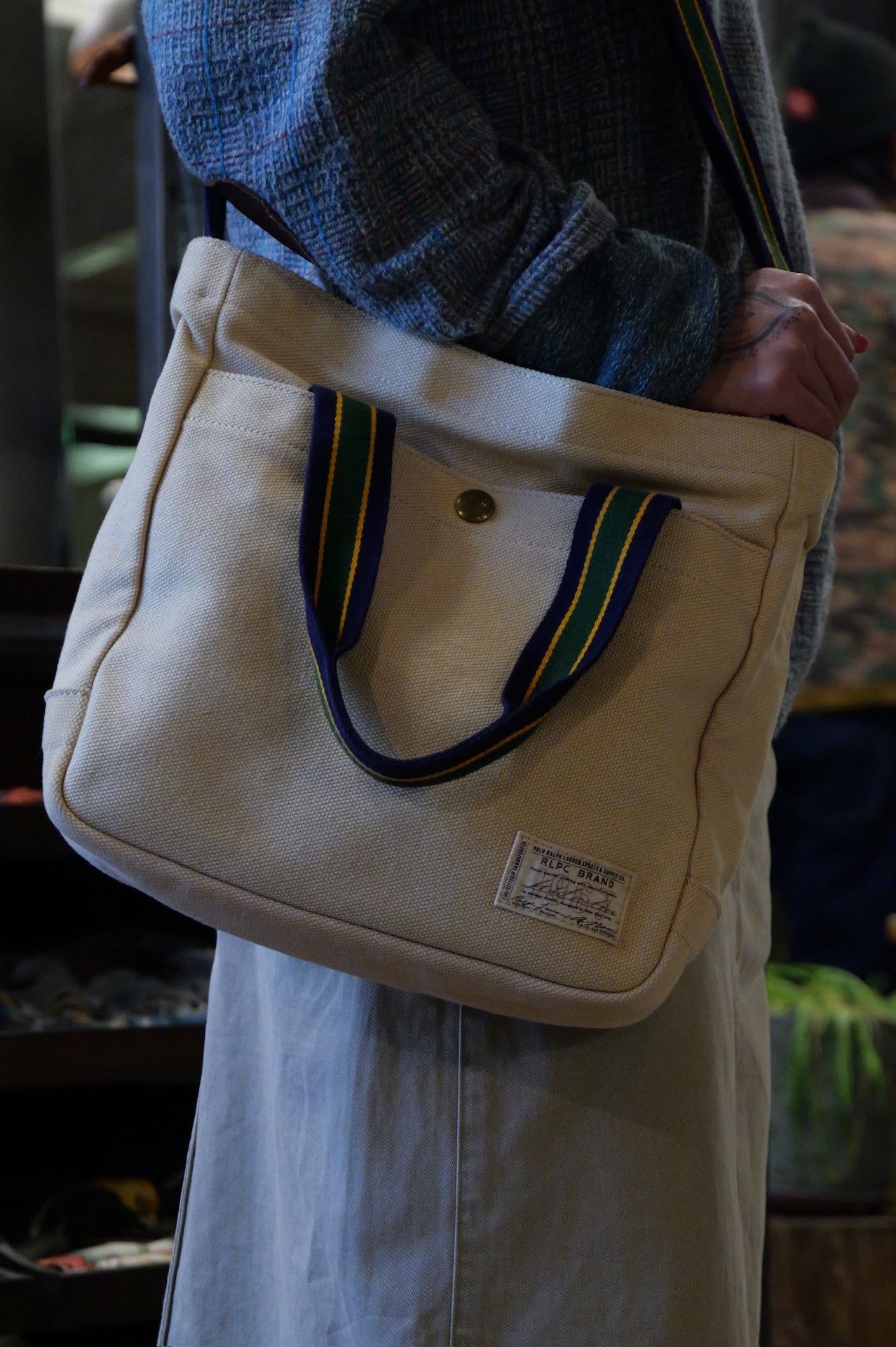 Polo Ralph Lauren Ralph Lauren IVY Style Canvas Bag Size ONE SIZE - 2 Thumbnail