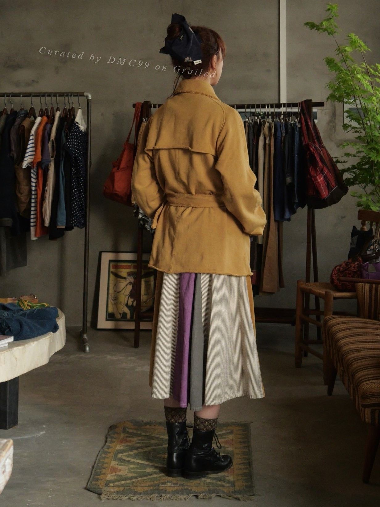 Kapital Kapital Ginger Yellow Double-Breasted Trench Coat Size M / US 6-8 / IT 42-44 - 8 Thumbnail