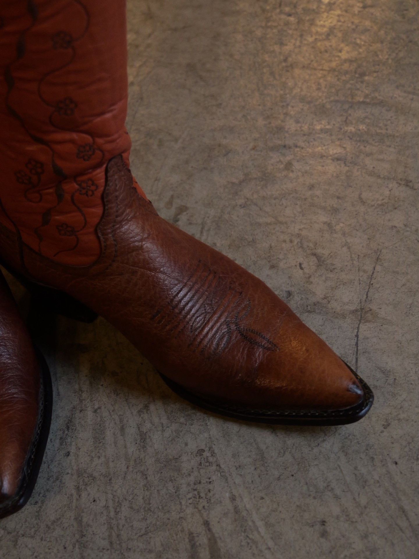 Tony Lama Tony Lama High-Top Carved Cowboy Boots Size US 6 / IT 36 - 9 Thumbnail