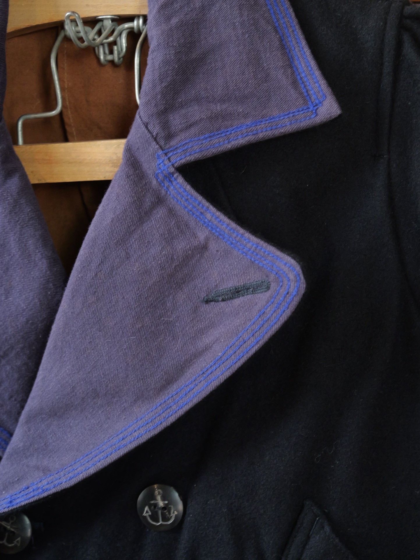 Kapital Kapital Wool Double-Breasted Short-Sleeve Jacket Size S / US 4 / IT 40 - 4 Thumbnail