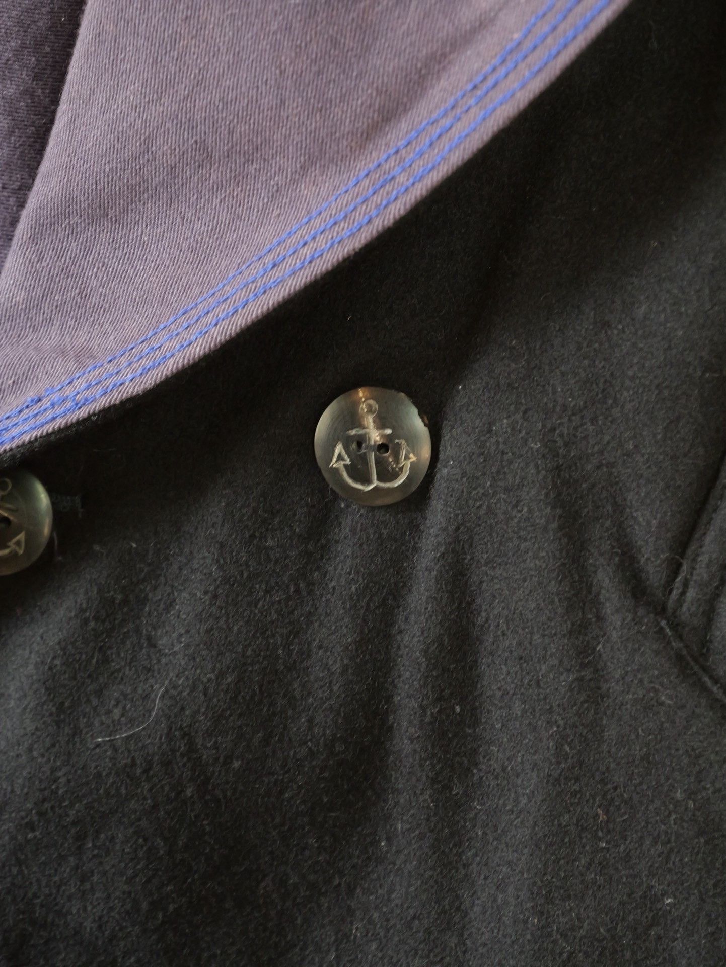 Kapital Kapital Wool Double-Breasted Short-Sleeve Jacket Size S / US 4 / IT 40 - 3 Thumbnail