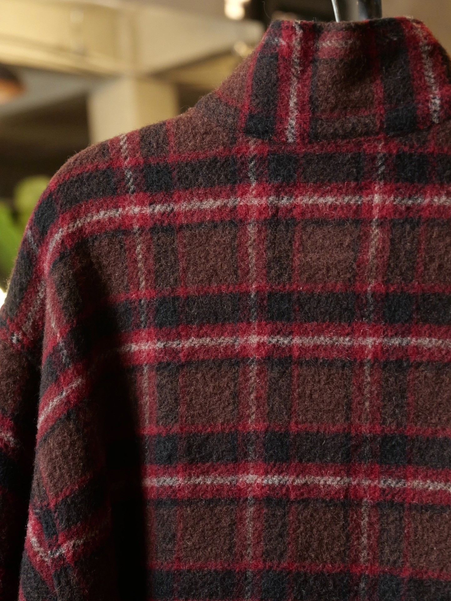 Woolrich Woolen Mills Woolrich 1990s Plaid Half-Zip Top Size US L / EU 52-54 / 3 - 5 Thumbnail