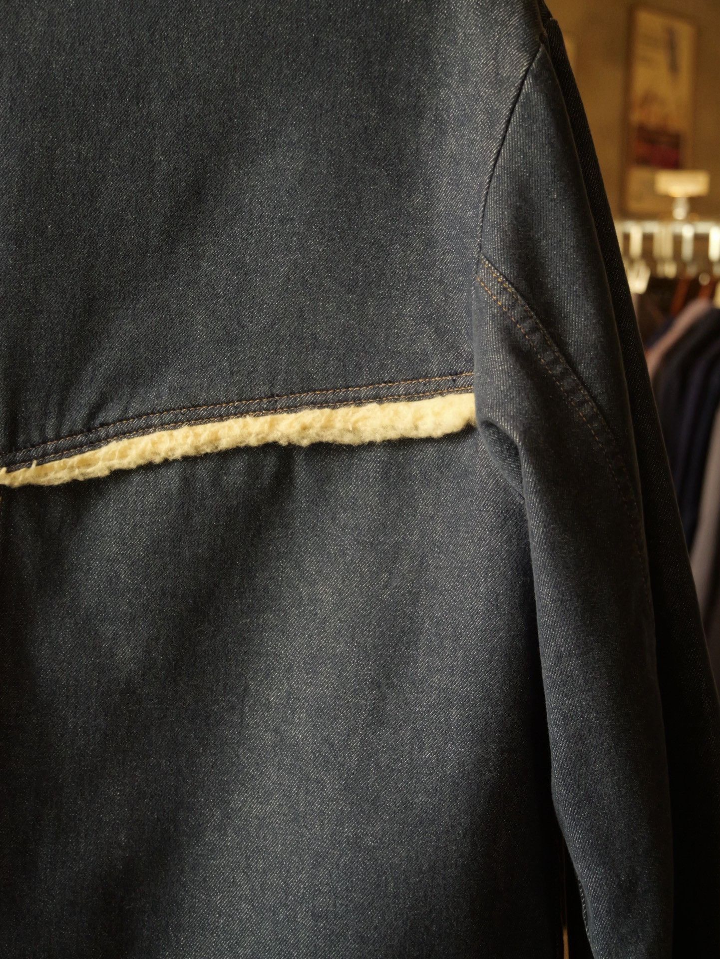 Sears 1970s Sears Denim Lapel Mid-Length Coat Size US XS / EU 42 / 0 - 7 Thumbnail