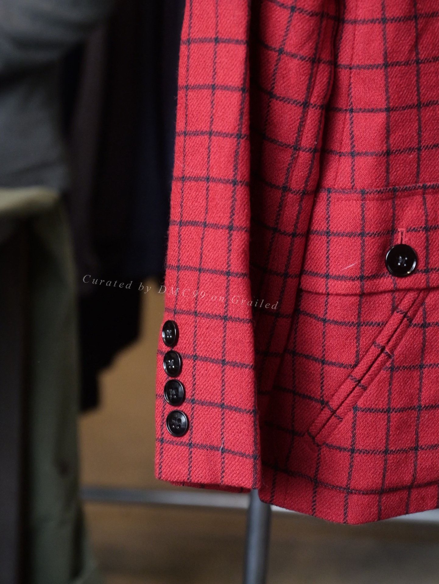 Lauren Ralph Lauren Lauren by Ralph Lauren Red Plaid Short Jacket Size M / US 6-8 / IT 42-44 - 4 Thumbnail