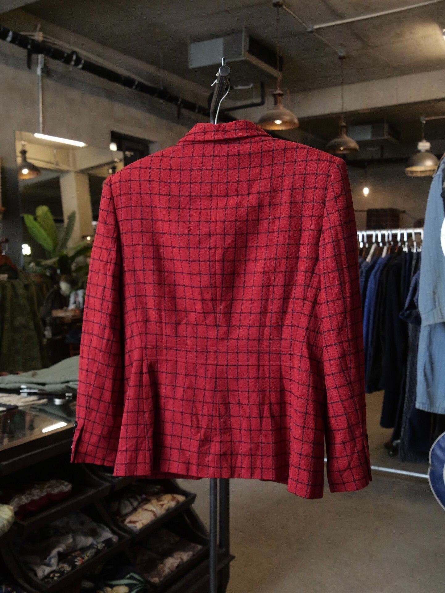 Lauren Ralph Lauren Lauren by Ralph Lauren Red Plaid Short Jacket Size M / US 6-8 / IT 42-44 - 6 Thumbnail