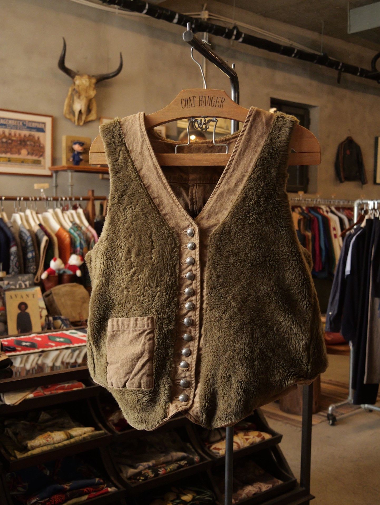 Kapital Kapital Reversible Shearling Vest Size US S / EU 44-46 / 1 - 6 Thumbnail