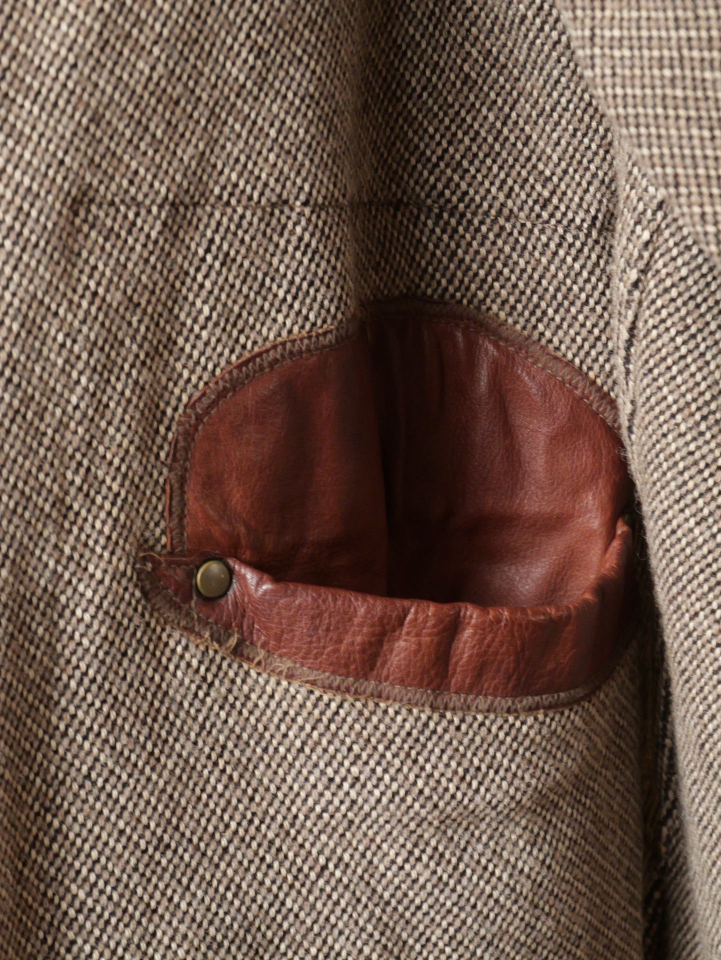 Kapital Kapital Woven Leather Patchwork Jacket Size US XS / EU 42 / 0 - 3 Thumbnail