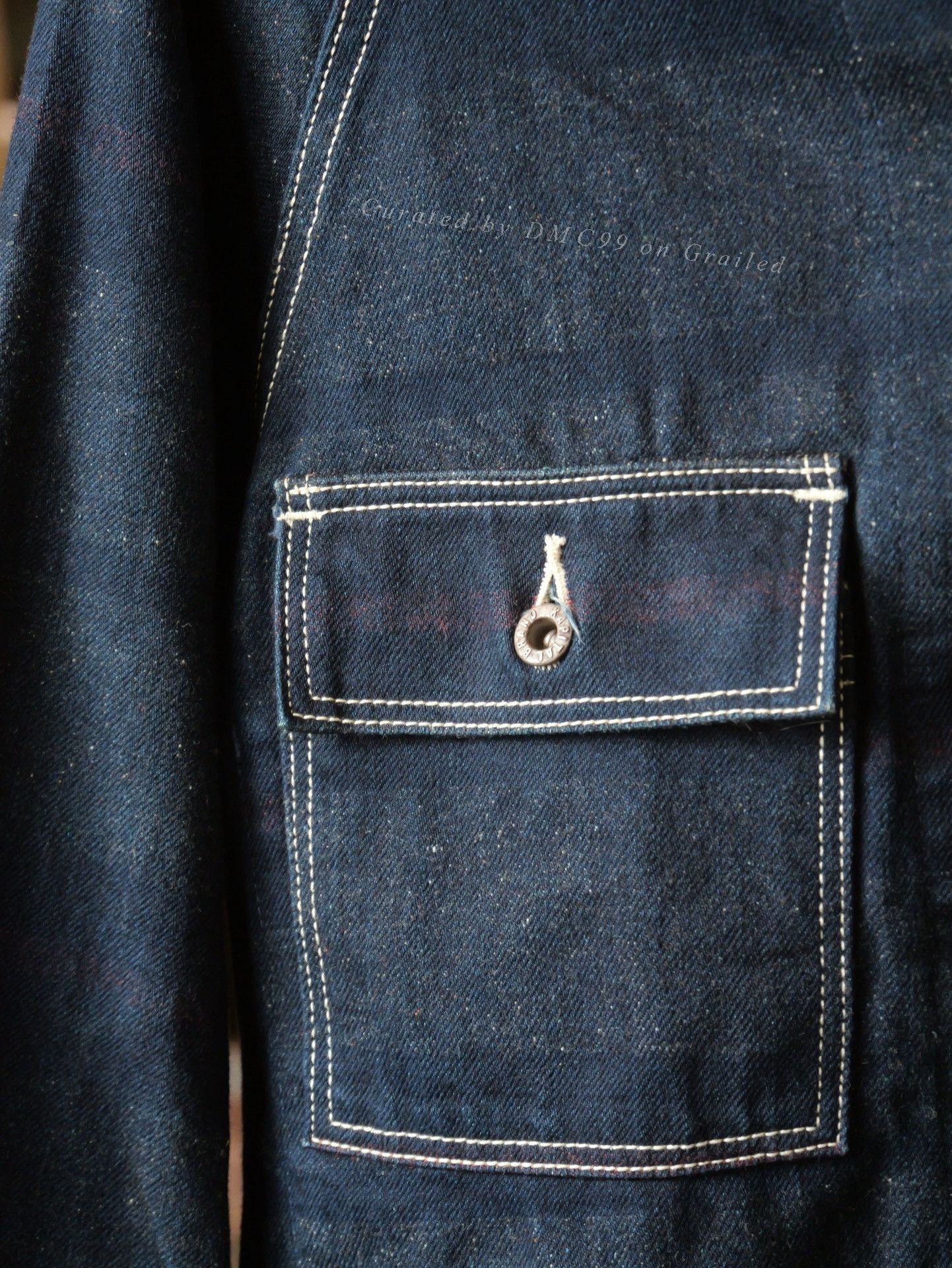 Kapital Kapital Pinstripe Denim Work Jacket Size US S / EU 44-46 / 1 - 3 Thumbnail