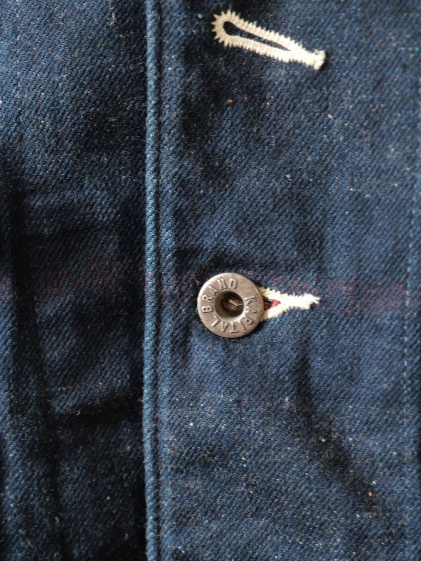 Kapital Kapital Pinstripe Denim Work Jacket Size US S / EU 44-46 / 1 - 2 Thumbnail