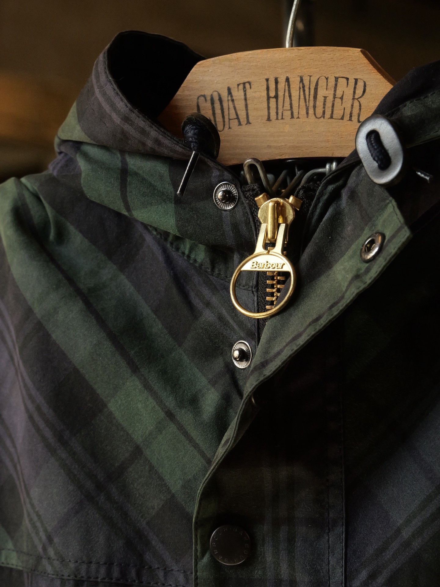 Barbour Barbour Three Crown Check Waxed Jacket Size US M / EU 48-50 / 2 - 2 Thumbnail