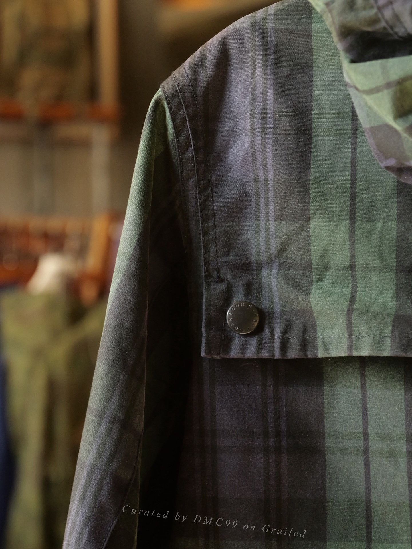 Barbour Barbour Three Crown Check Waxed Jacket Size US M / EU 48-50 / 2 - 6 Thumbnail