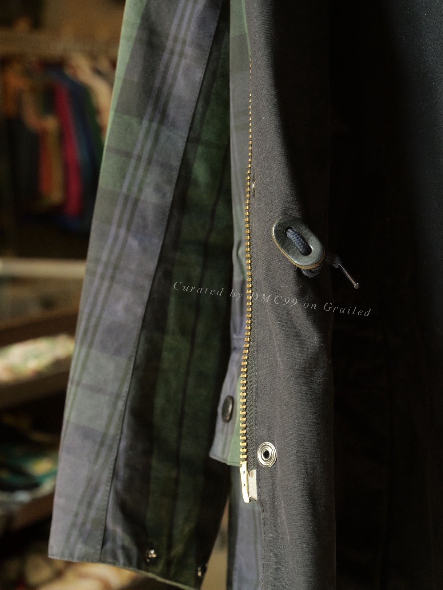 Barbour Barbour Three Crown Check Waxed Jacket Size US M / EU 48-50 / 2 - 7 Thumbnail