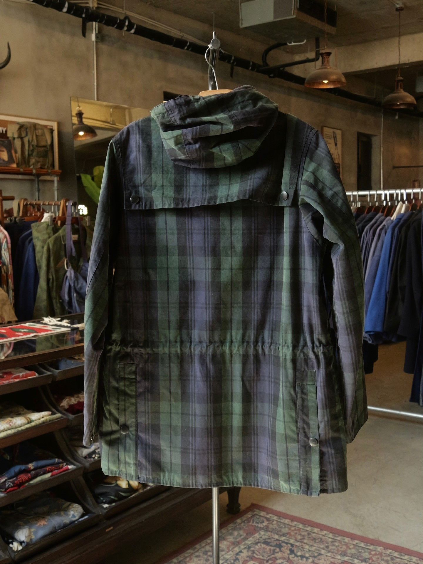 Barbour Barbour Three Crown Check Waxed Jacket Size US M / EU 48-50 / 2 - 5 Thumbnail
