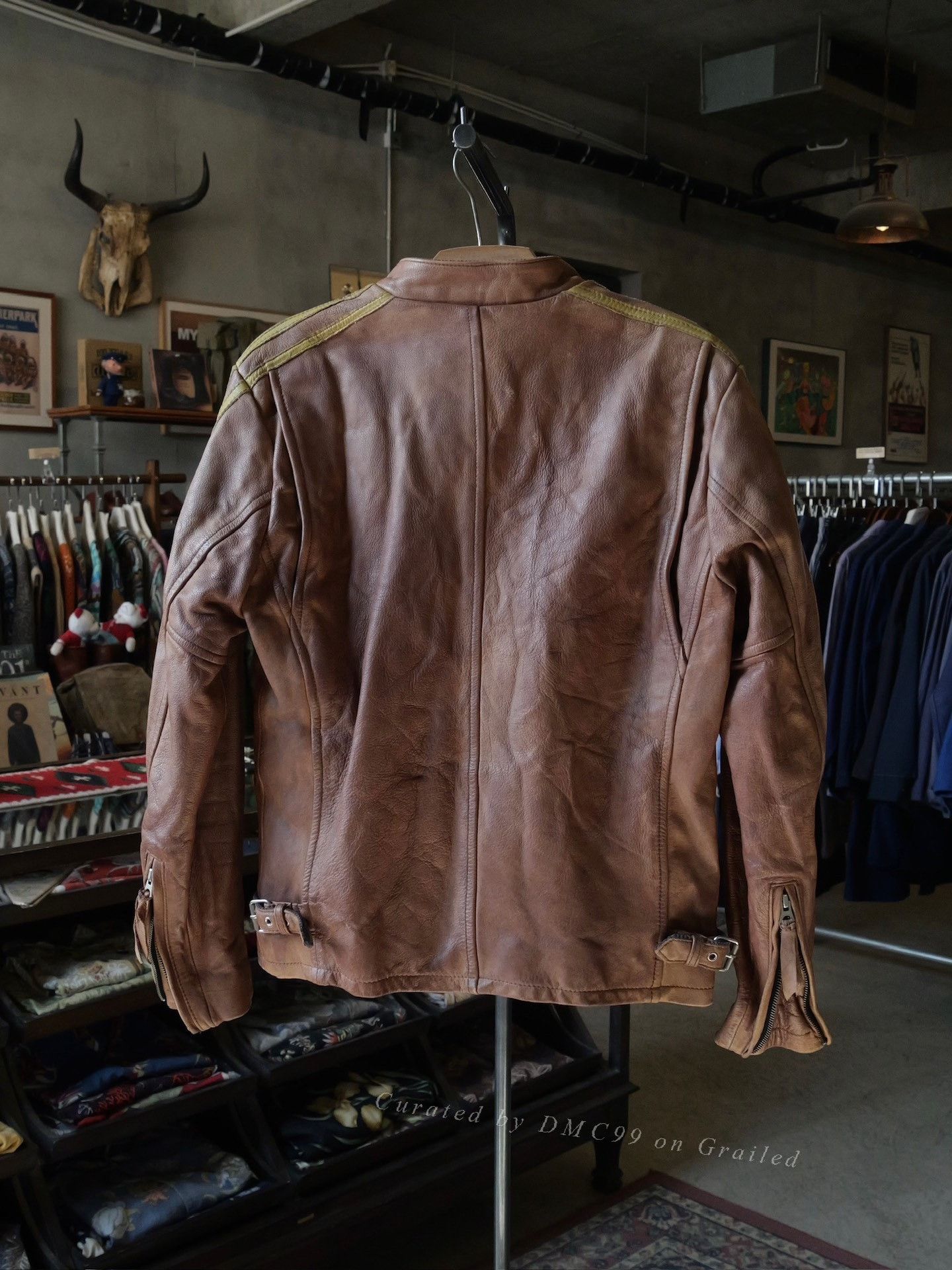 Schott Schott Cowhide Caferacer Motorcycle Jacket Size US S / EU 44-46 / 1 - 5 Thumbnail