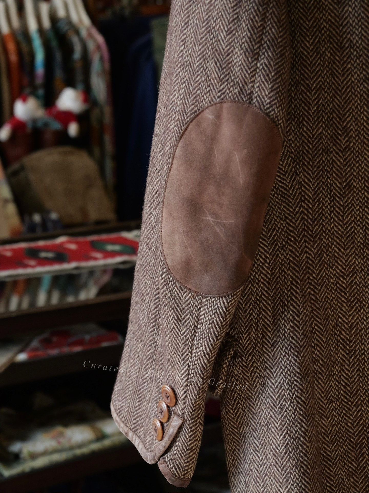 Ralph Lauren Ralph Lauren 1990s Country Knit Leather Suit Size US M / EU 48-50 / 2 - 7 Thumbnail