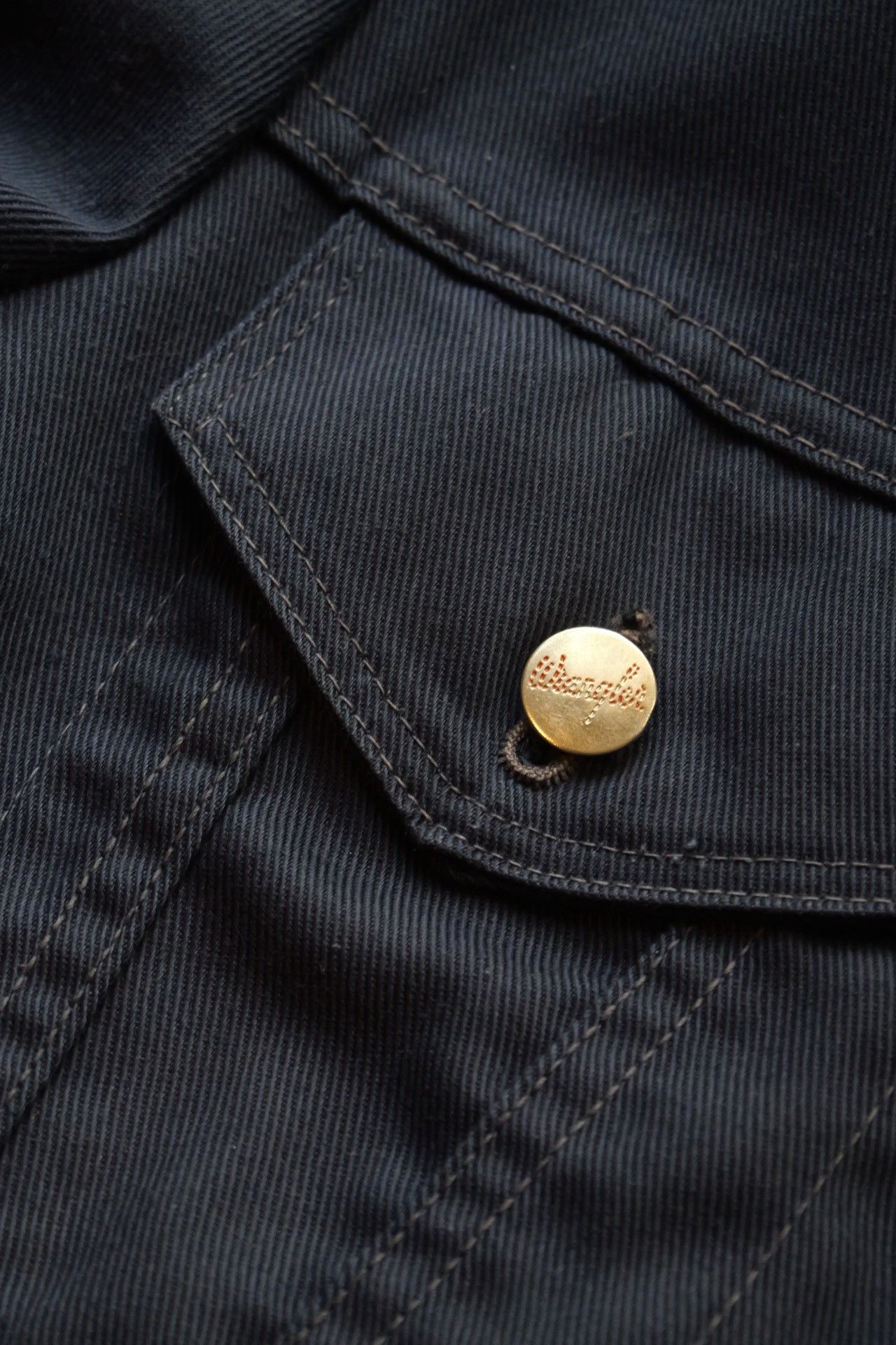 Wrangler Wrangler 1970s USA-Made Twill Trucker Jacket 38 Size US M / EU 48-50 / 2 - 8 Thumbnail