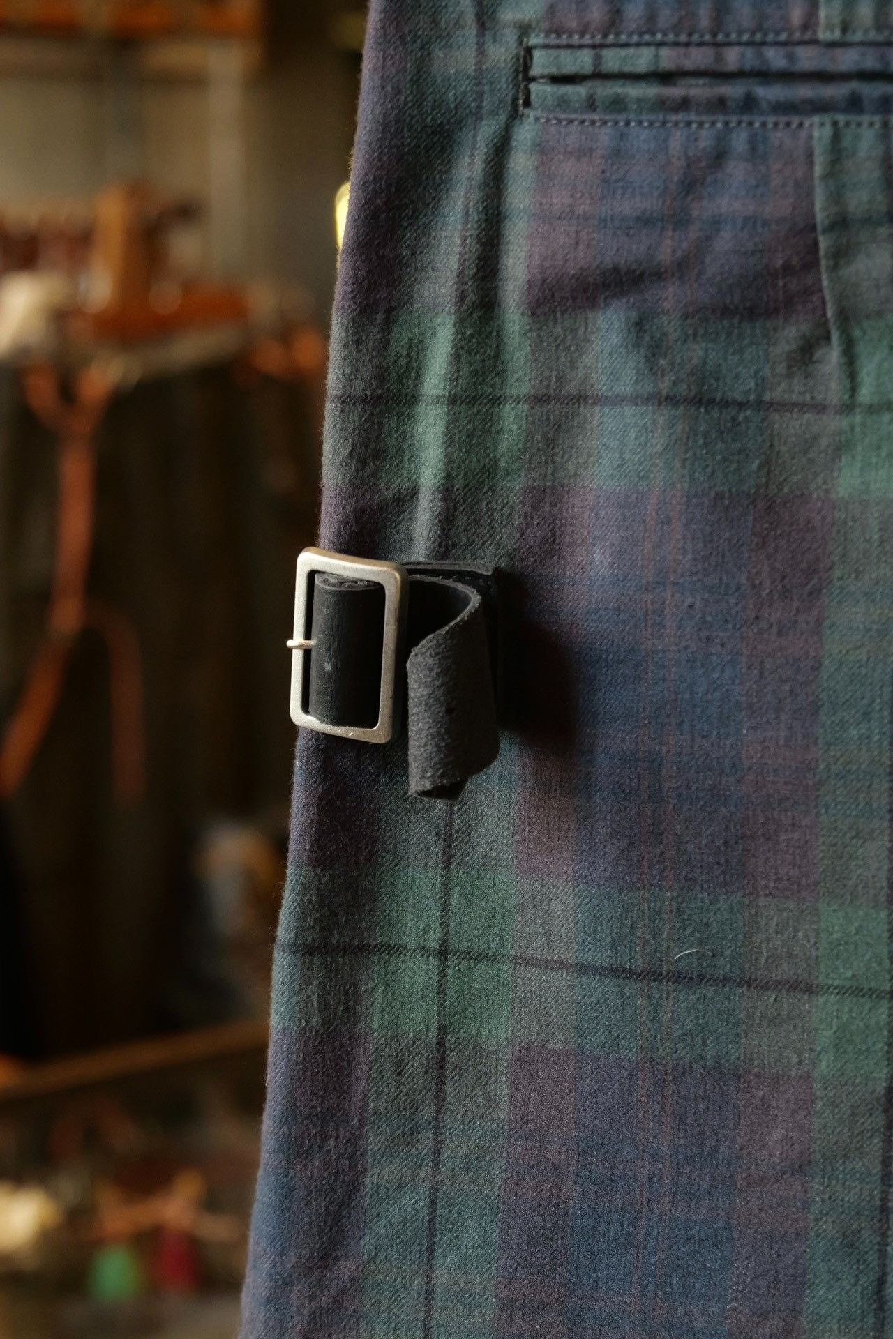 Kapital Kapital Red Green Check Skirt Size 31" - 9 Thumbnail
