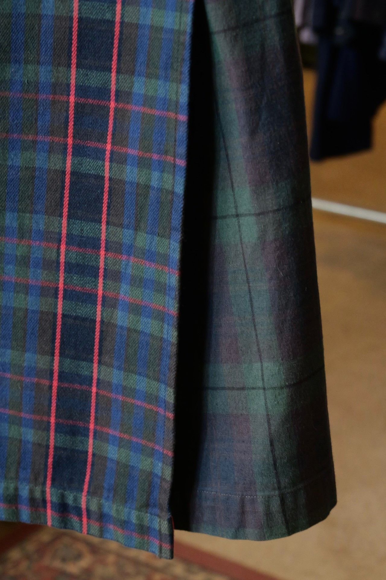 Kapital Kapital Red Green Check Skirt Size 31" - 3 Thumbnail