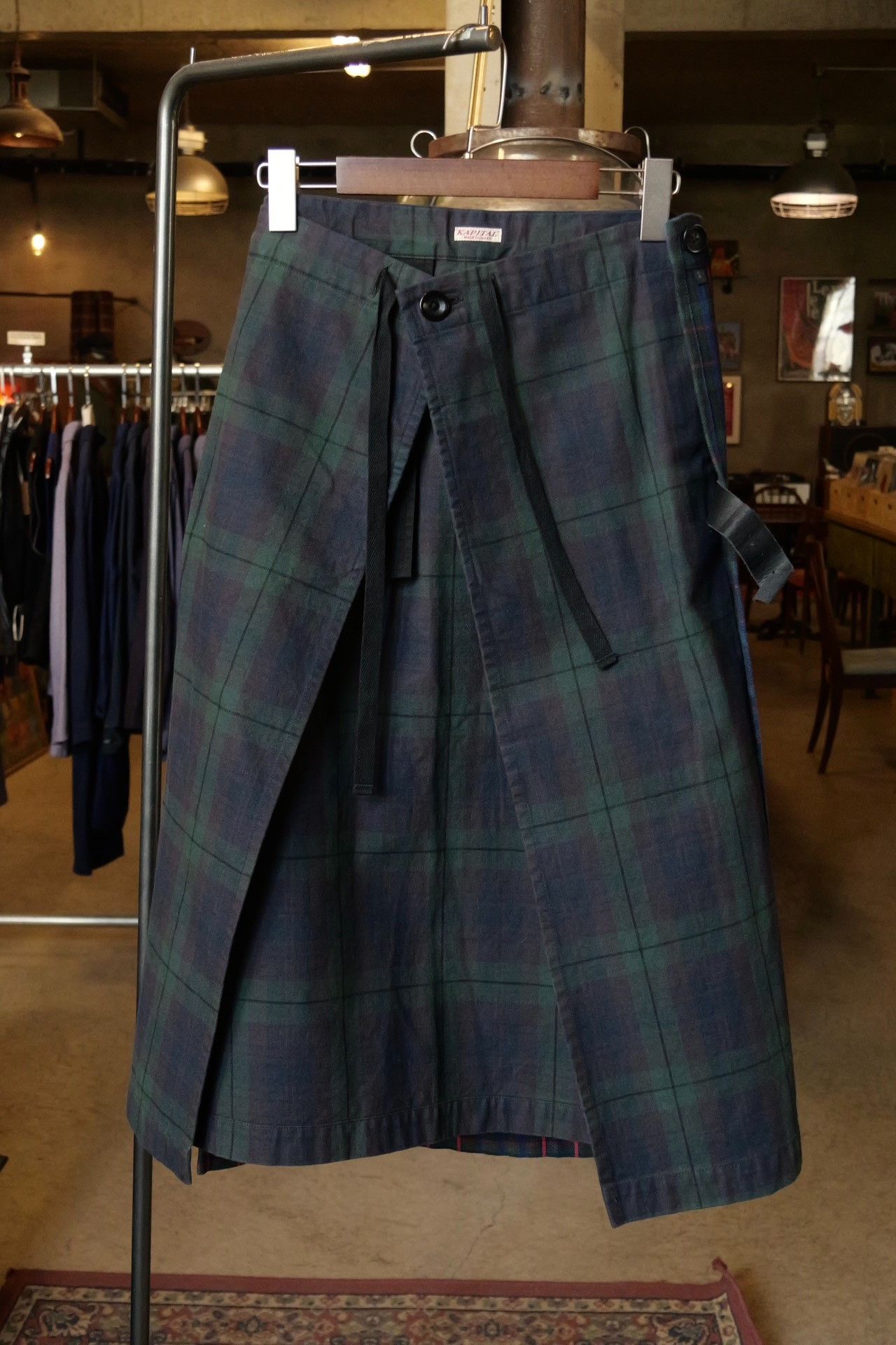 Kapital Kapital Red Green Check Skirt Size 31" - 8 Thumbnail