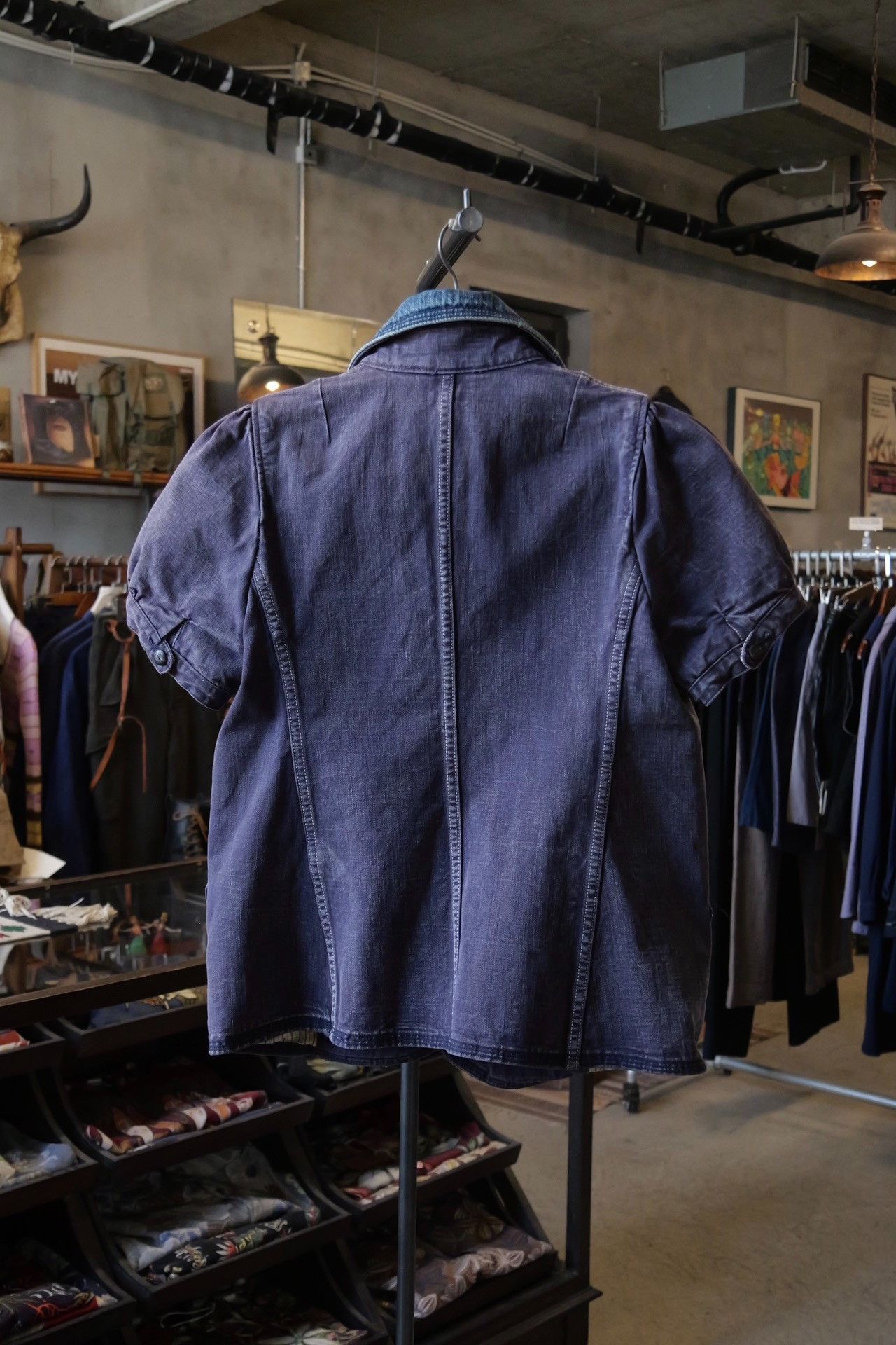 Kapital Kapital Double-Breasted Denim Short Jacket Size XS / US 0-2 / IT 36-38 - 6 Thumbnail