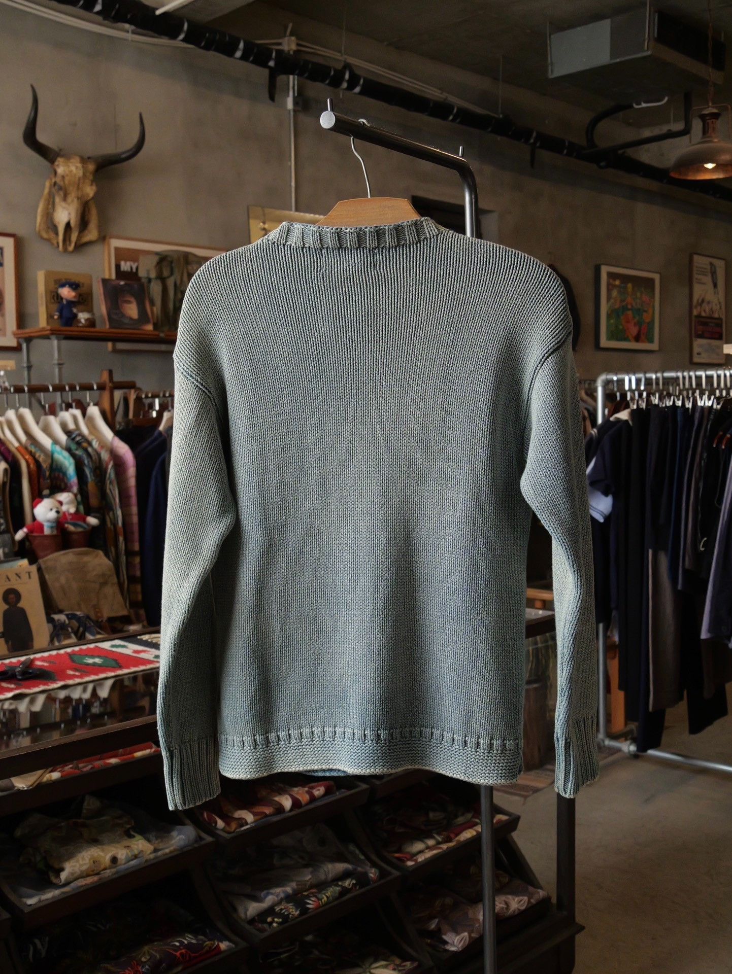 Denim & Supply Ralph Lauren Ralph Lauren Denim Supply Indigo Knit Pullover Size US S / EU 44-46 / 1 - 5 Thumbnail