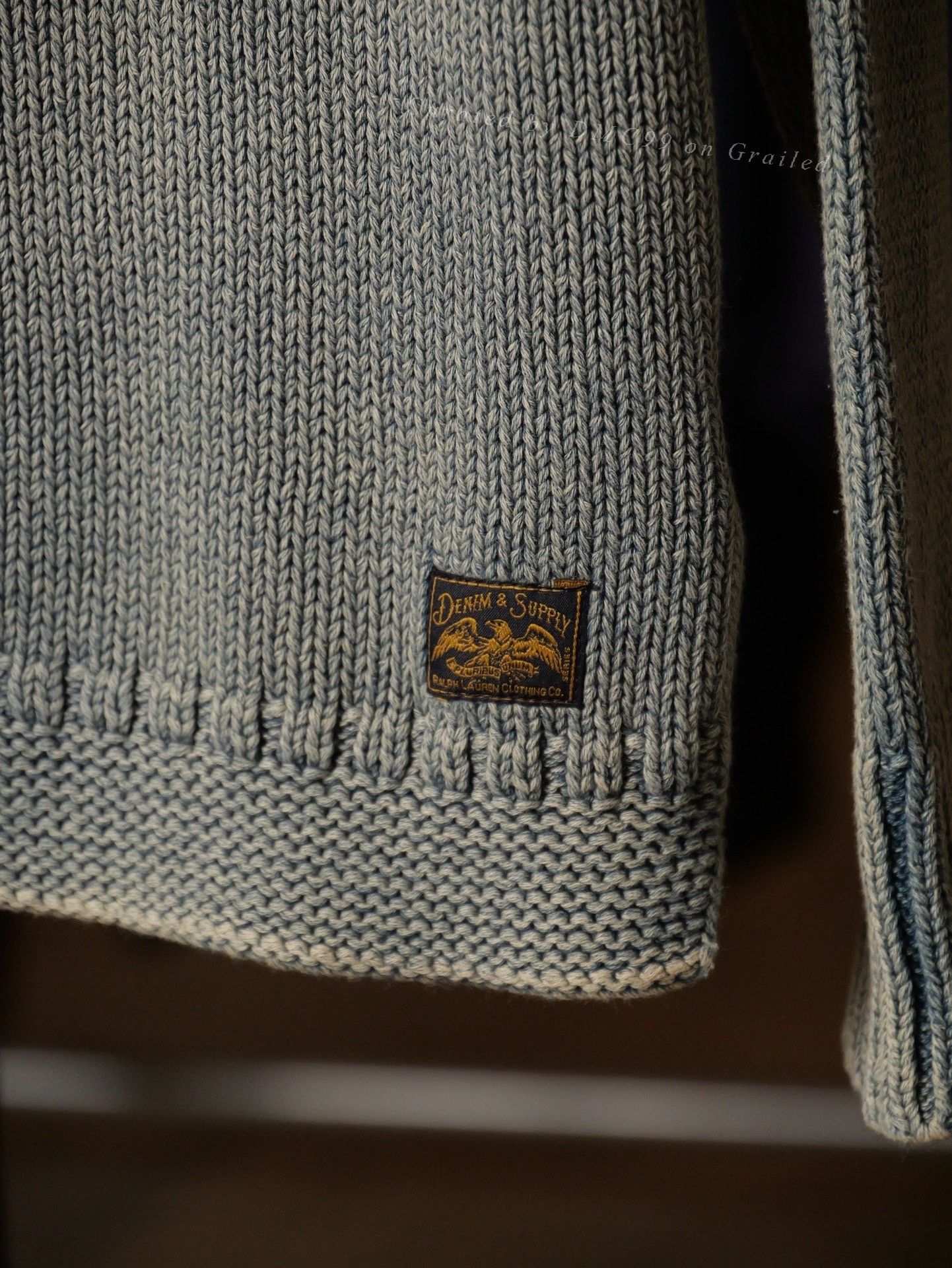 Denim & Supply Ralph Lauren Ralph Lauren Denim Supply Indigo Knit Pullover Size US S / EU 44-46 / 1 - 2 Thumbnail