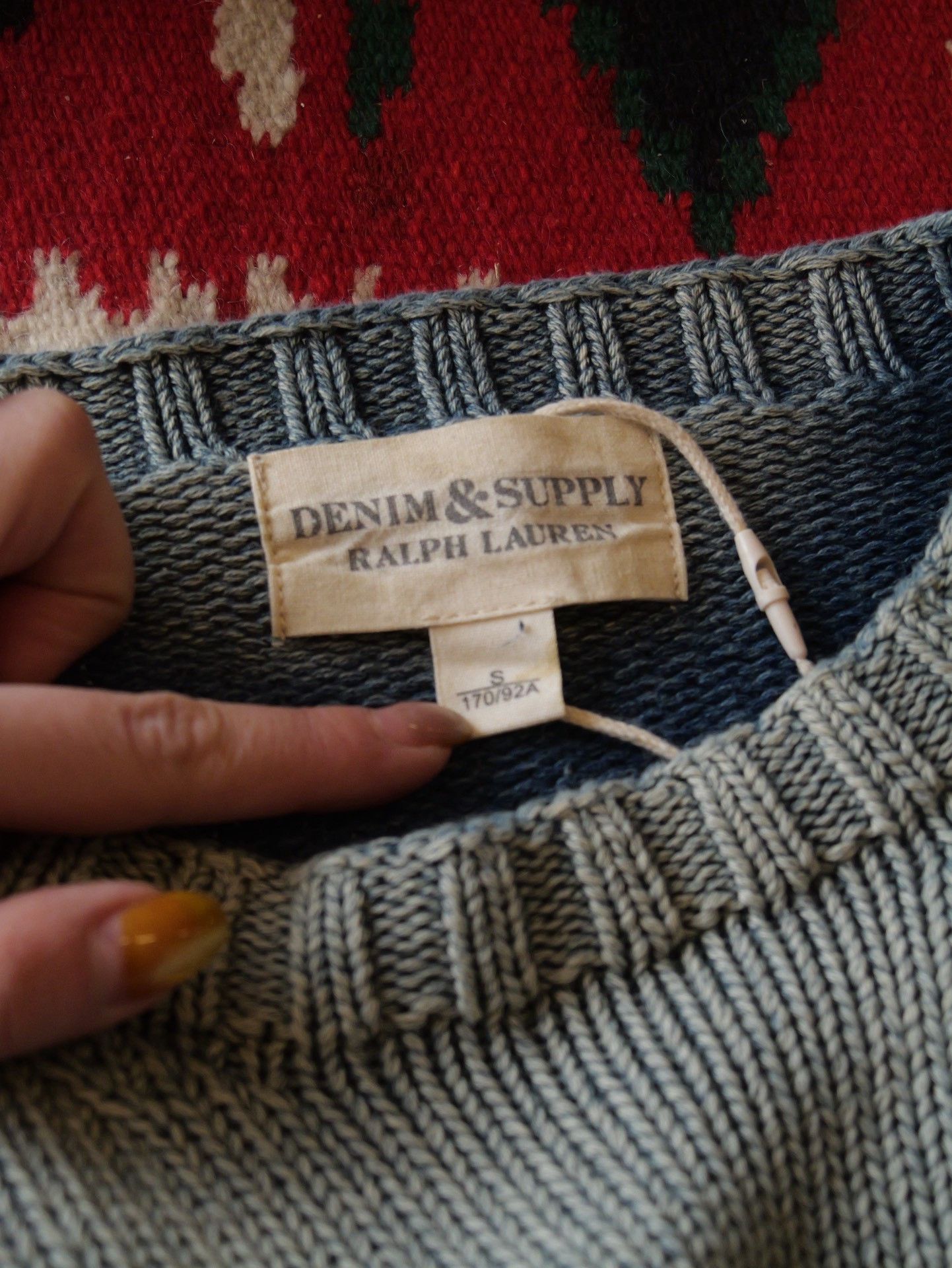 Denim & Supply Ralph Lauren Ralph Lauren Denim Supply Indigo Knit Pullover Size US S / EU 44-46 / 1 - 7 Thumbnail