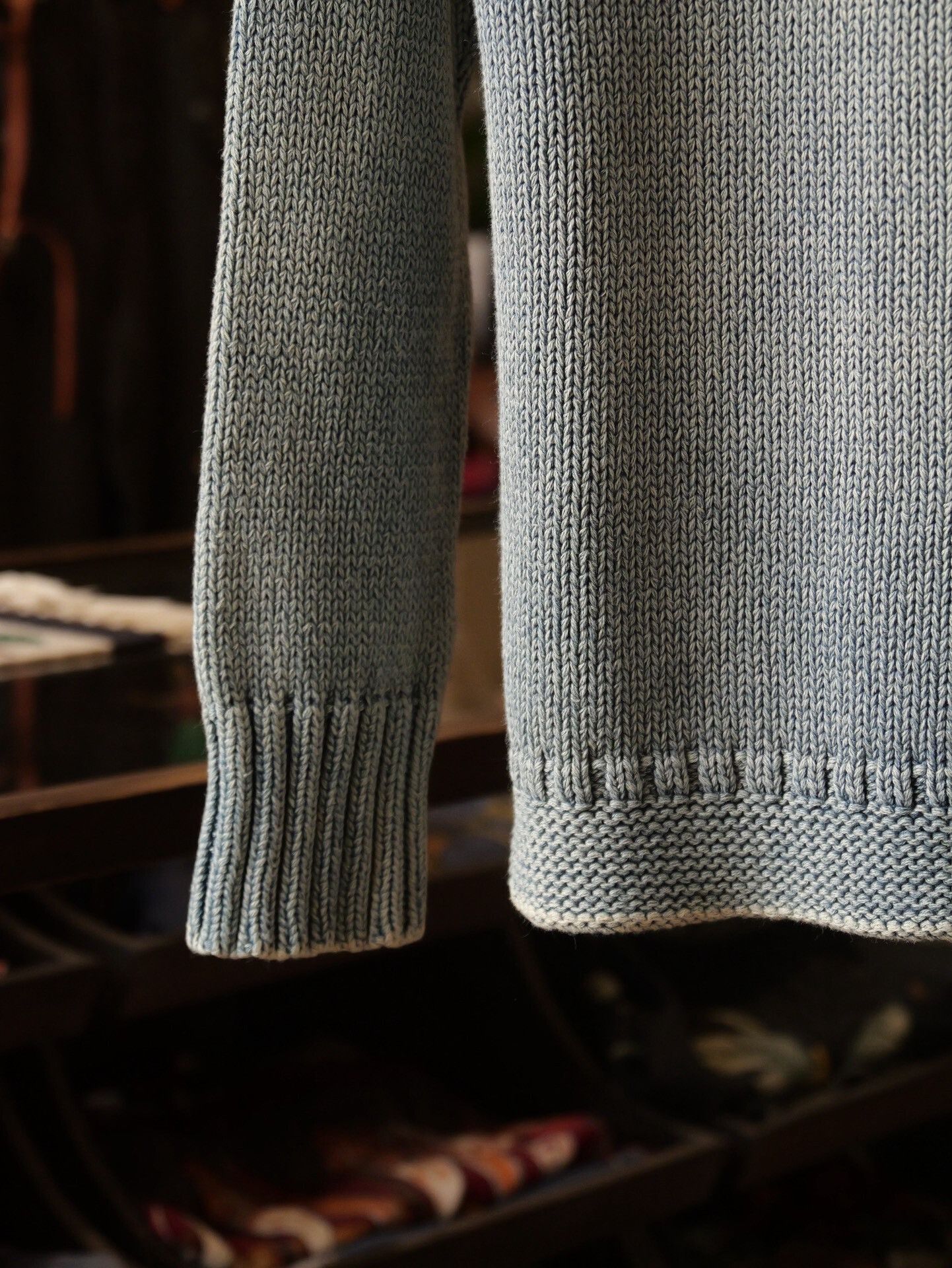 Denim & Supply Ralph Lauren Ralph Lauren Denim Supply Indigo Knit Pullover Size US S / EU 44-46 / 1 - 4 Thumbnail