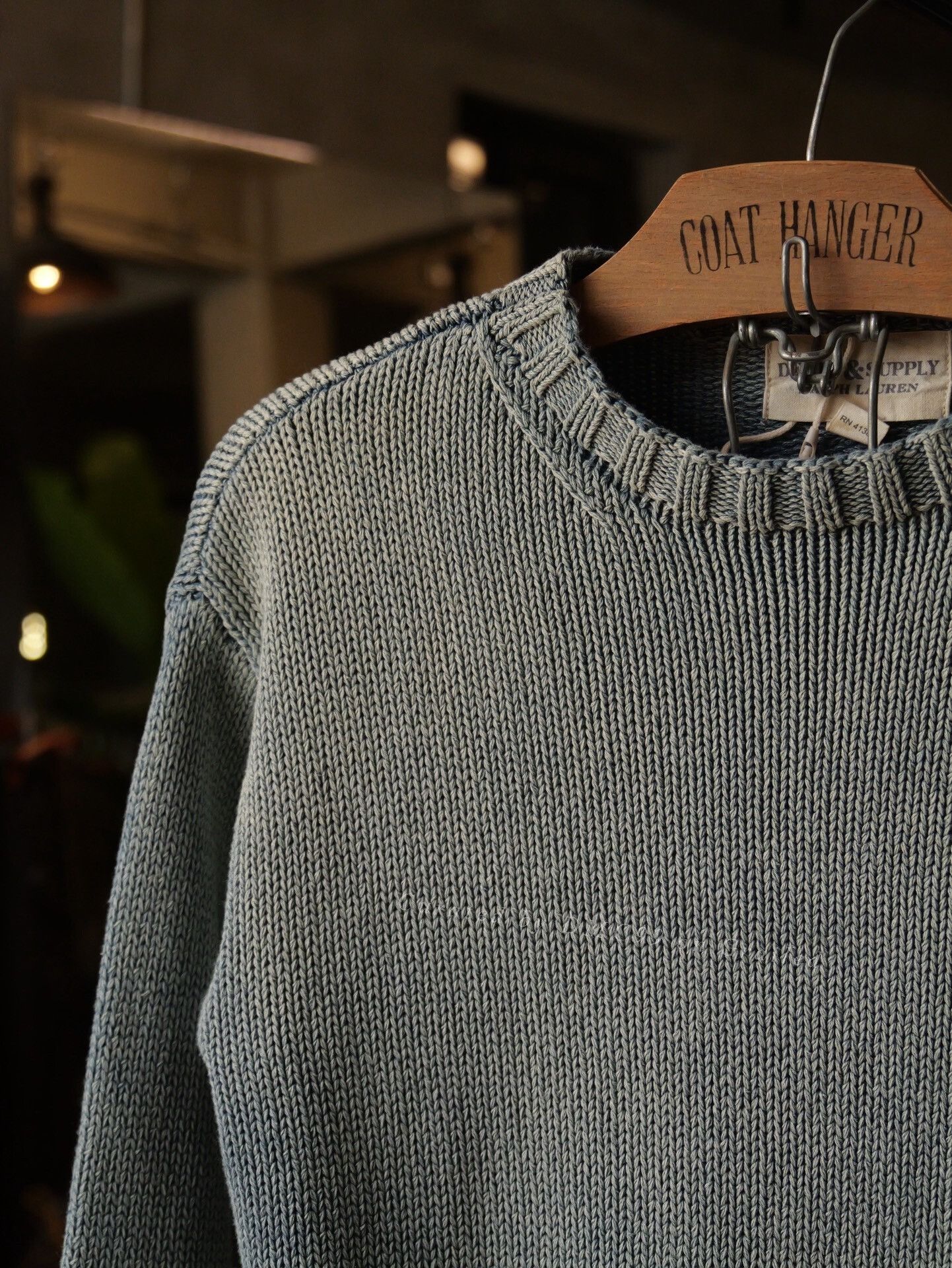 Denim & Supply Ralph Lauren Ralph Lauren Denim Supply Indigo Knit Pullover Size US S / EU 44-46 / 1 - 3 Thumbnail