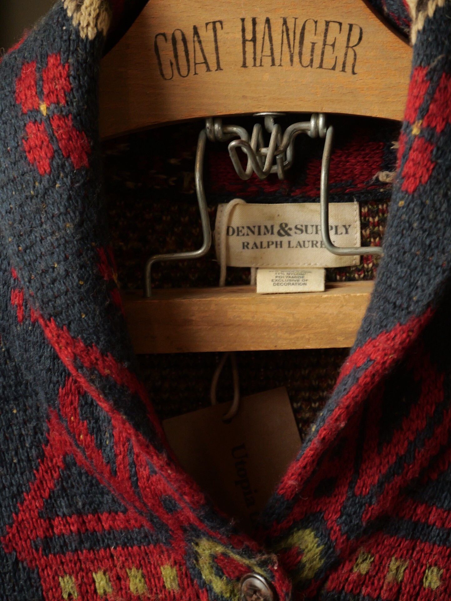 Denim & Supply Ralph Lauren Ralph Lauren Denim Supply Shawl Collar Totem Sweater Size US M / EU 48-50 / 2 - 4 Thumbnail